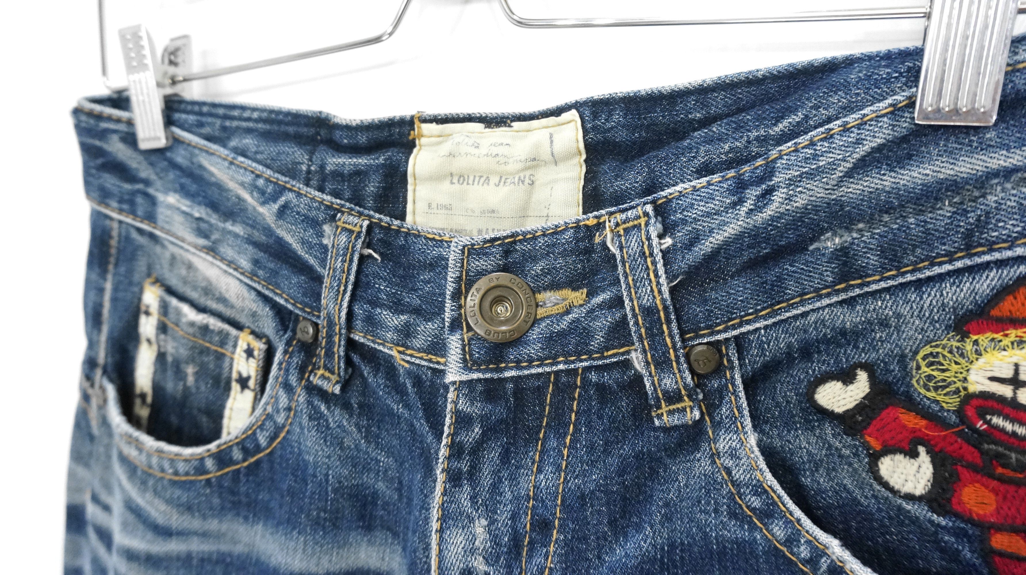 Designer RARE 🔥 YOSHITOMO NARA LOLITA Circus Vintage Jeans Size US 29 - 4 Thumbnail