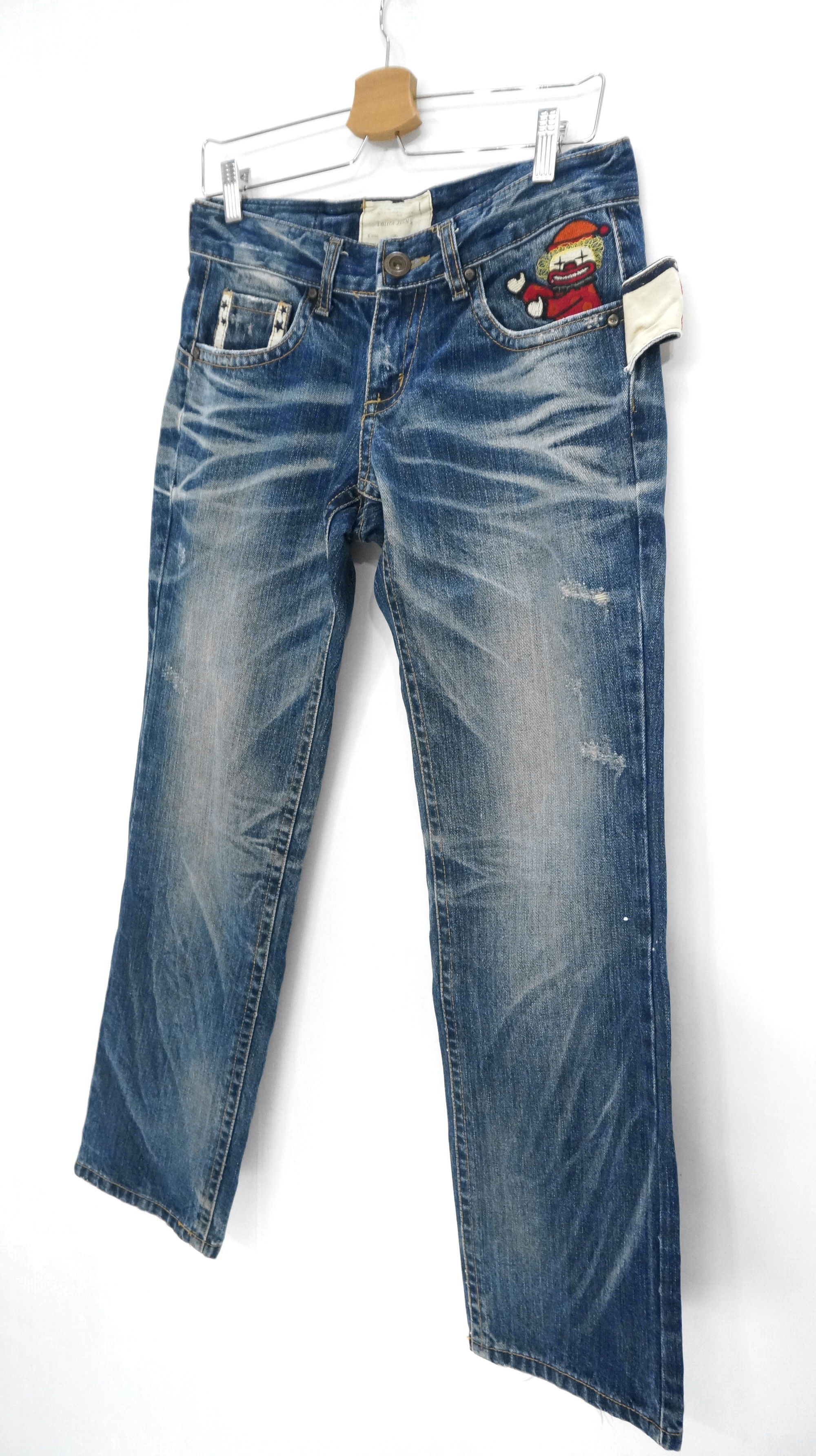 Designer RARE 🔥 YOSHITOMO NARA LOLITA Circus Vintage Jeans Size US 29 - 9 Thumbnail