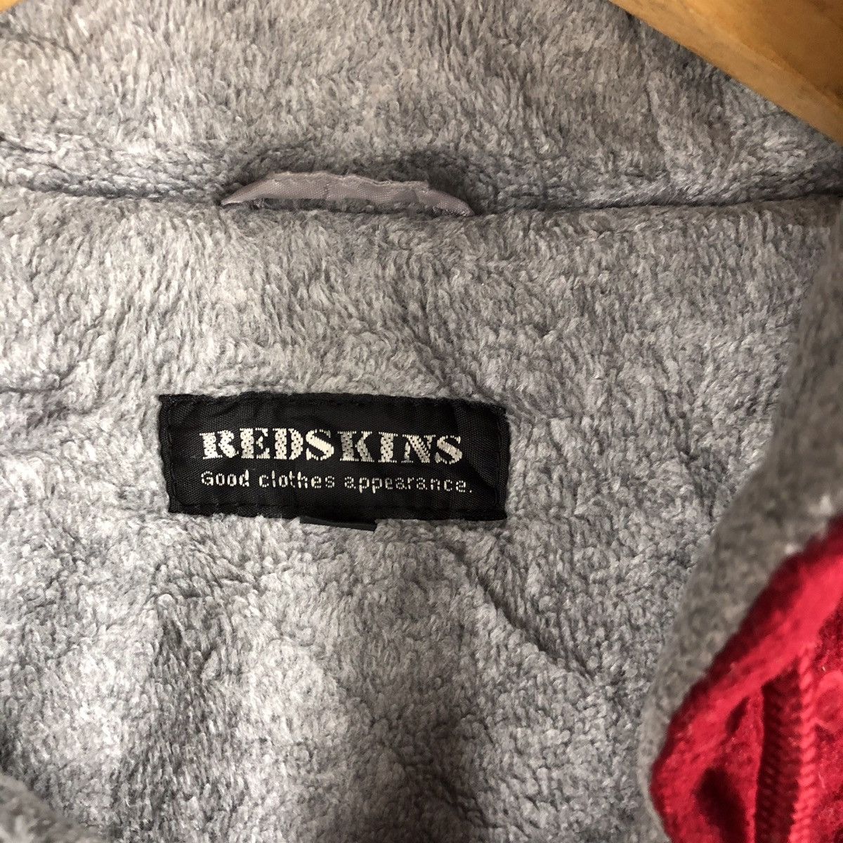 Japanese Brand × NFL RARE REDSKINS FLEECE QUILTED LINER HOODED JACKET Size US M / EU 48-50 / 2 - 6 Thumbnail