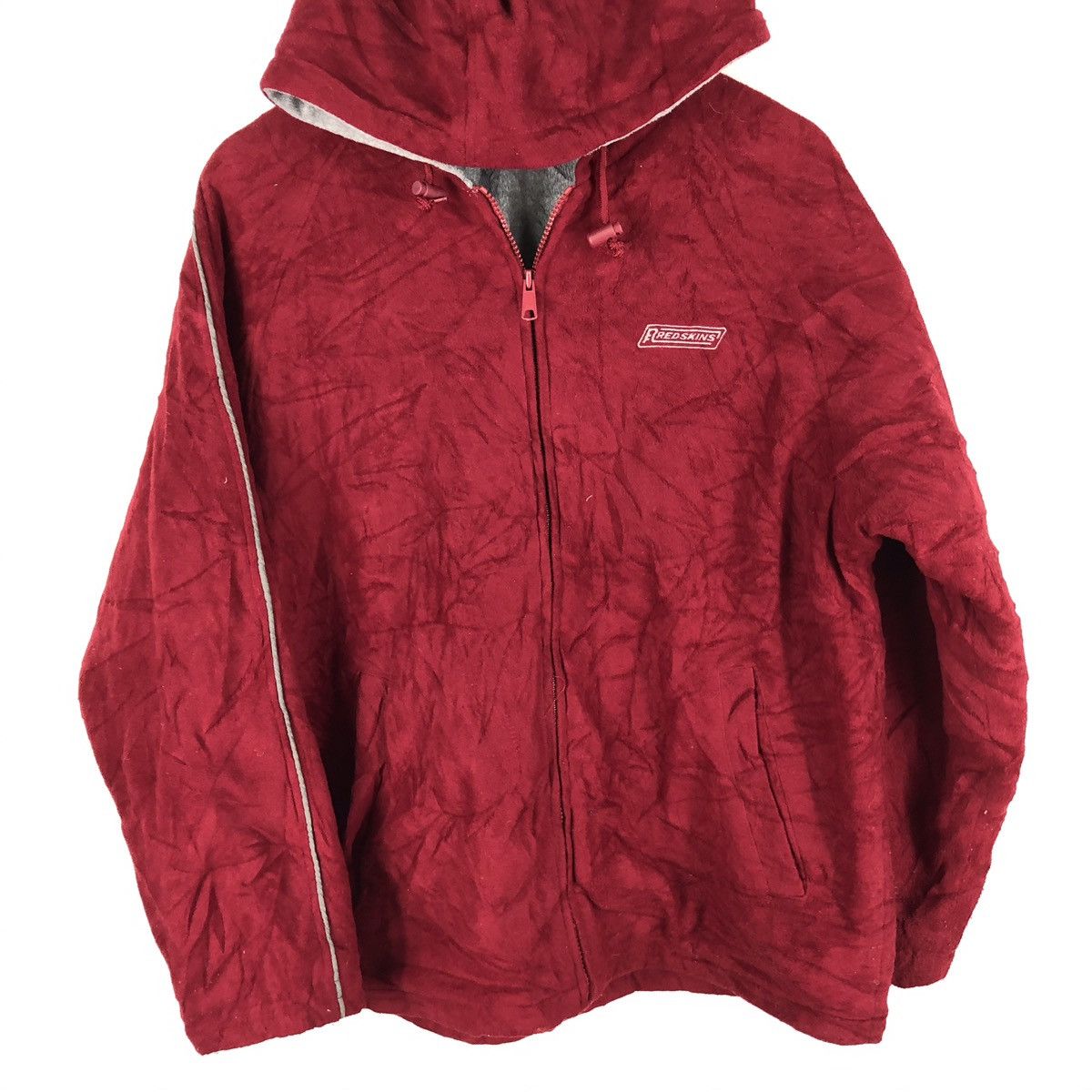 Japanese Brand × NFL RARE REDSKINS FLEECE QUILTED LINER HOODED JACKET Size US M / EU 48-50 / 2 - 5 Thumbnail