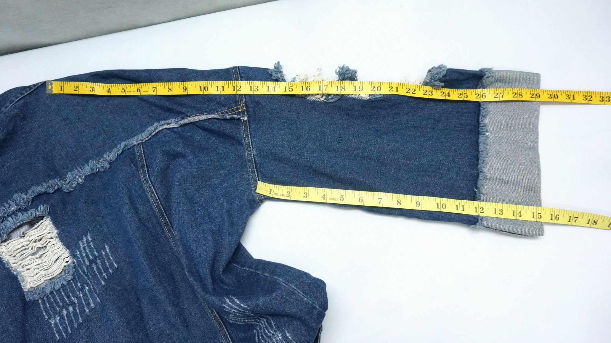 Japanese Brand Rare! ANNA TSUCHIYA PARADE Ripped Women's Denim Jacket Size L / US 10 / IT 46 - 15 Thumbnail
