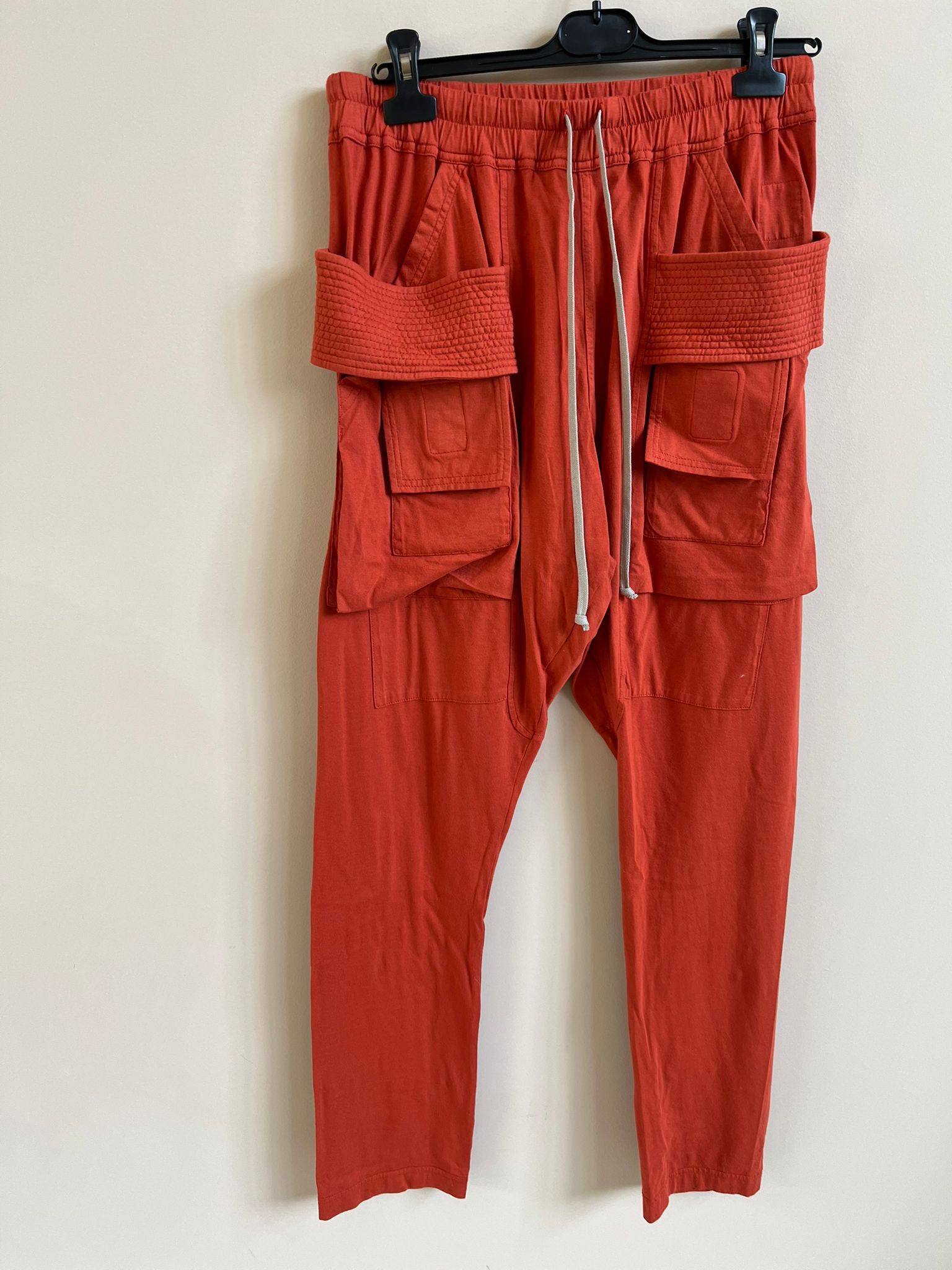 Rick Owens Drkshdw Creatch Cargo Pants in Orange Color Size US 32 / EU 48 - 3 Thumbnail
