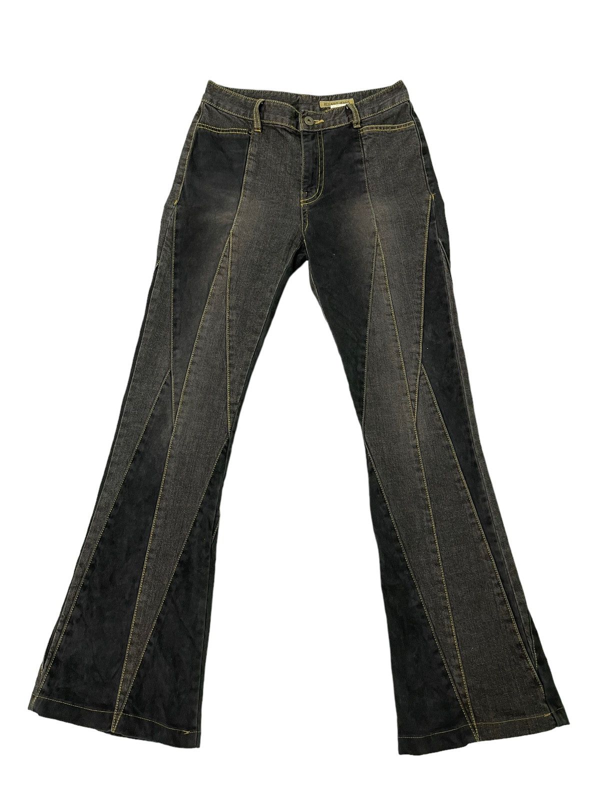Japanese Brand Flare Jeans Renault Jeans Hagi Denim Stretch Boot Cut 11🟦 Size US 28 / EU 44 - 2 Thumbnail