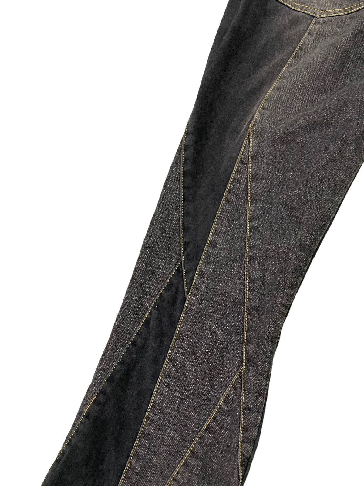 Japanese Brand Flare Jeans Renault Jeans Hagi Denim Stretch Boot Cut 11🟦 Size US 28 / EU 44 - 17 Thumbnail