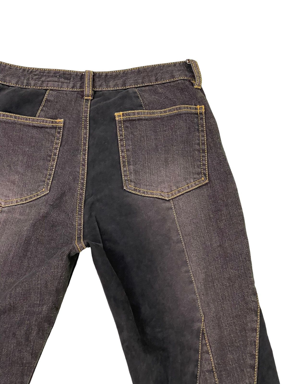 Japanese Brand Flare Jeans Renault Jeans Hagi Denim Stretch Boot Cut 11🟦 Size US 28 / EU 44 - 20 Thumbnail