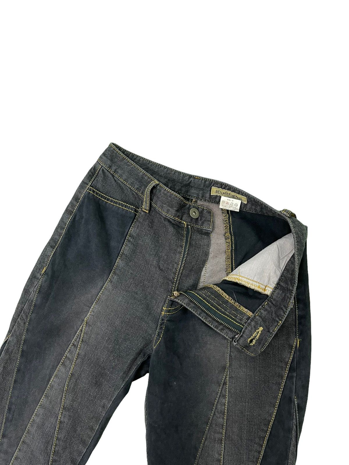 Japanese Brand Flare Jeans Renault Jeans Hagi Denim Stretch Boot Cut 11🟦 Size US 28 / EU 44 - 11 Thumbnail