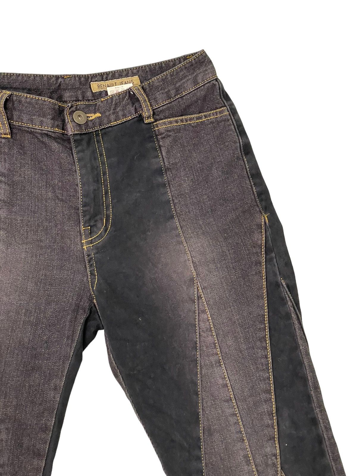 Japanese Brand Flare Jeans Renault Jeans Hagi Denim Stretch Boot Cut 11🟦 Size US 28 / EU 44 - 9 Thumbnail