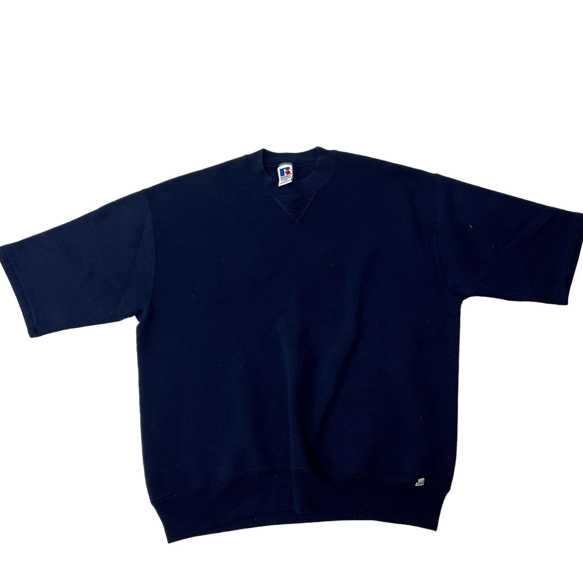 トップス 80s~ Russell Athletic sweat shirt USA 80's Russell Athletic USA V STITCH Short Sleeve Sweatshirt