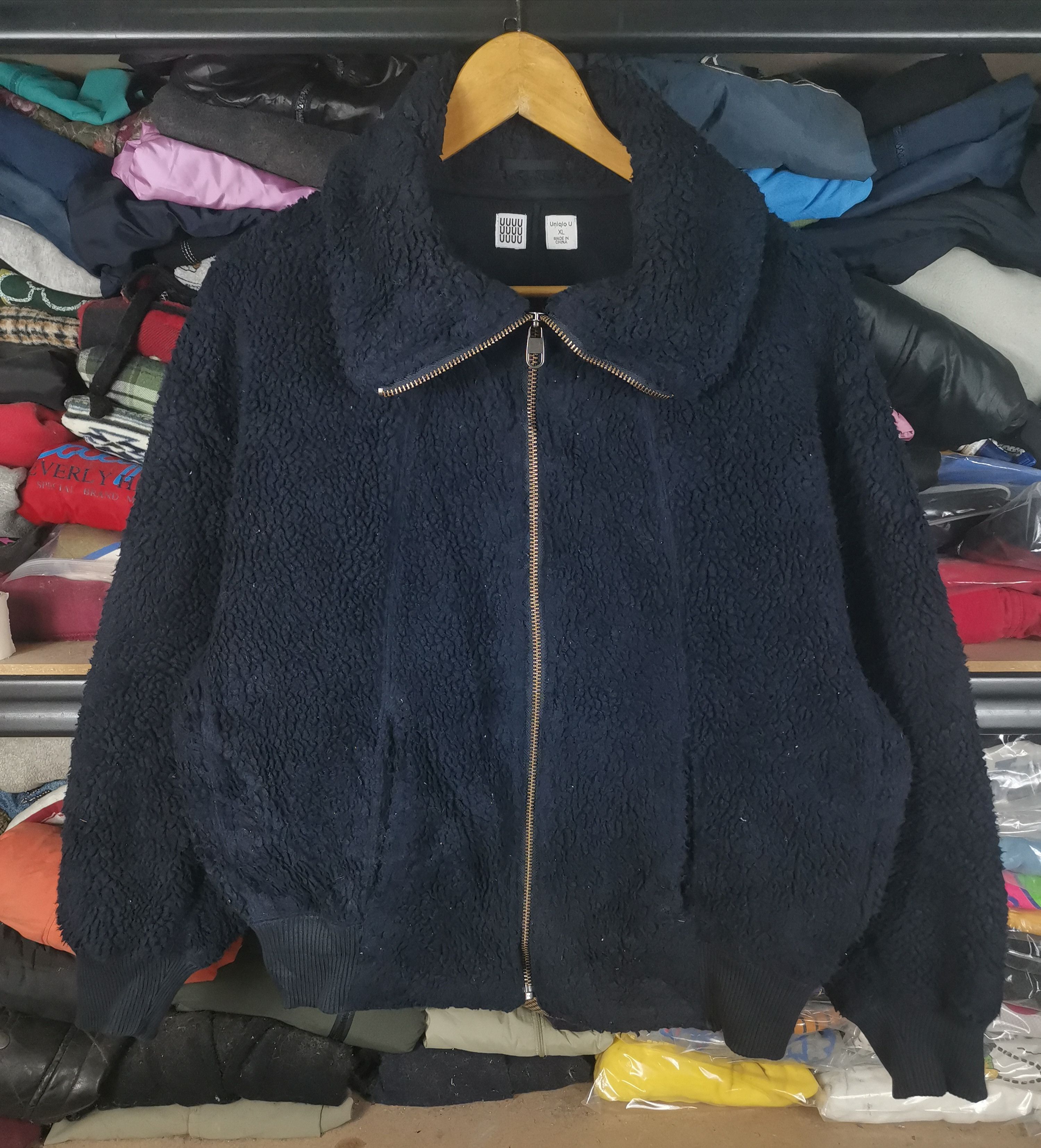 Japanese Brand UUU Uniqlo Undercover Deep Pile Sherpa Jacket Size US XL / EU 56 / 4 - 1 Thumbnail