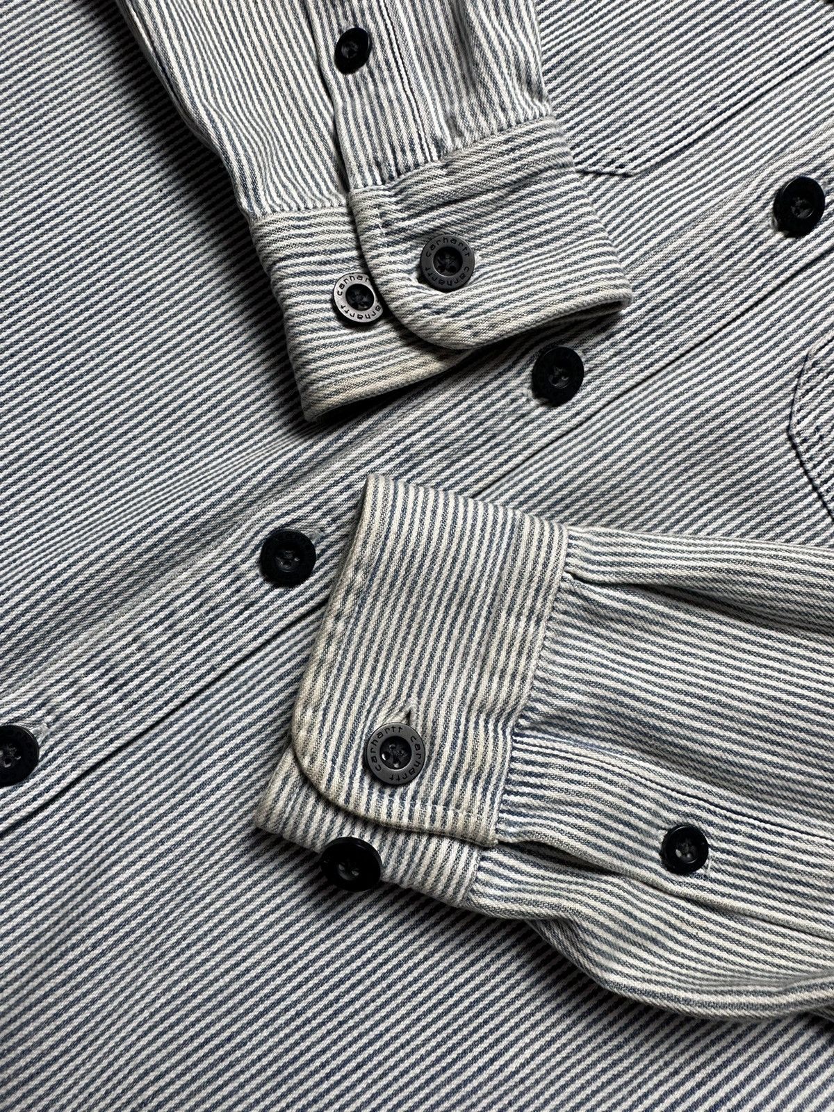 Carhartt × Carhartt Wip × Vintage Vintage Carhartt Wip shirt logo striped size S/M Size US S / EU 44-46 / 1 - 4 Thumbnail