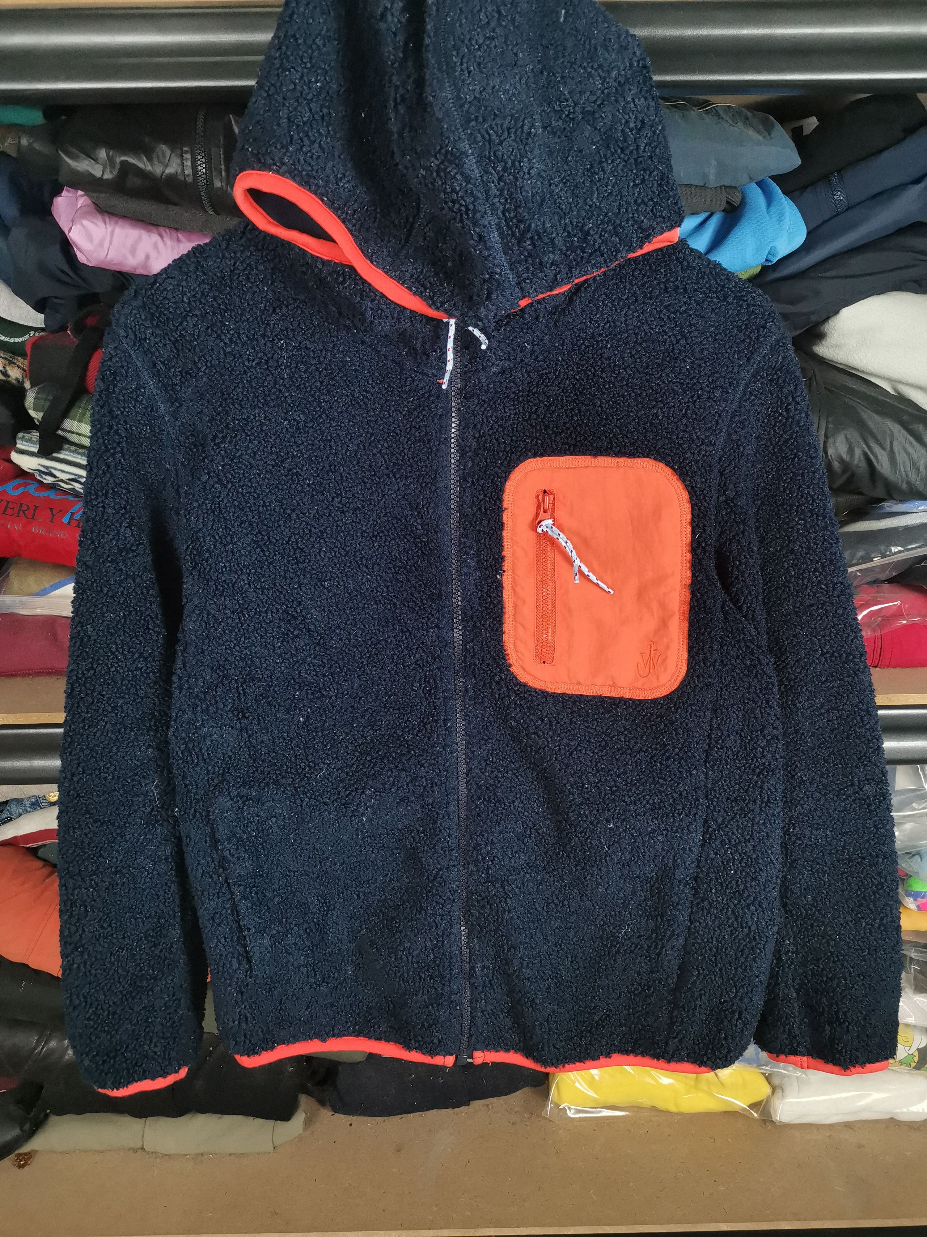 Japanese Brand Uniqlo J.W.Anderson Deep Pile Sherpa Hoodie Jacket Size US S / EU 44-46 / 1 - 1 Thumbnail