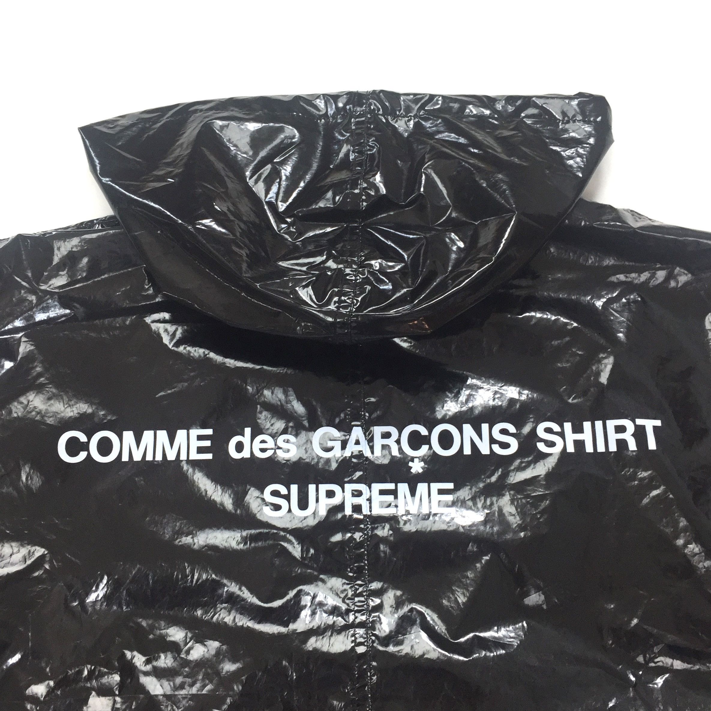 Comme des Garcons Supreme CDG SHIRT Logo Black Fishtail Parka SS17 DS Size US M / EU 48-50 / 2 - 3 Thumbnail