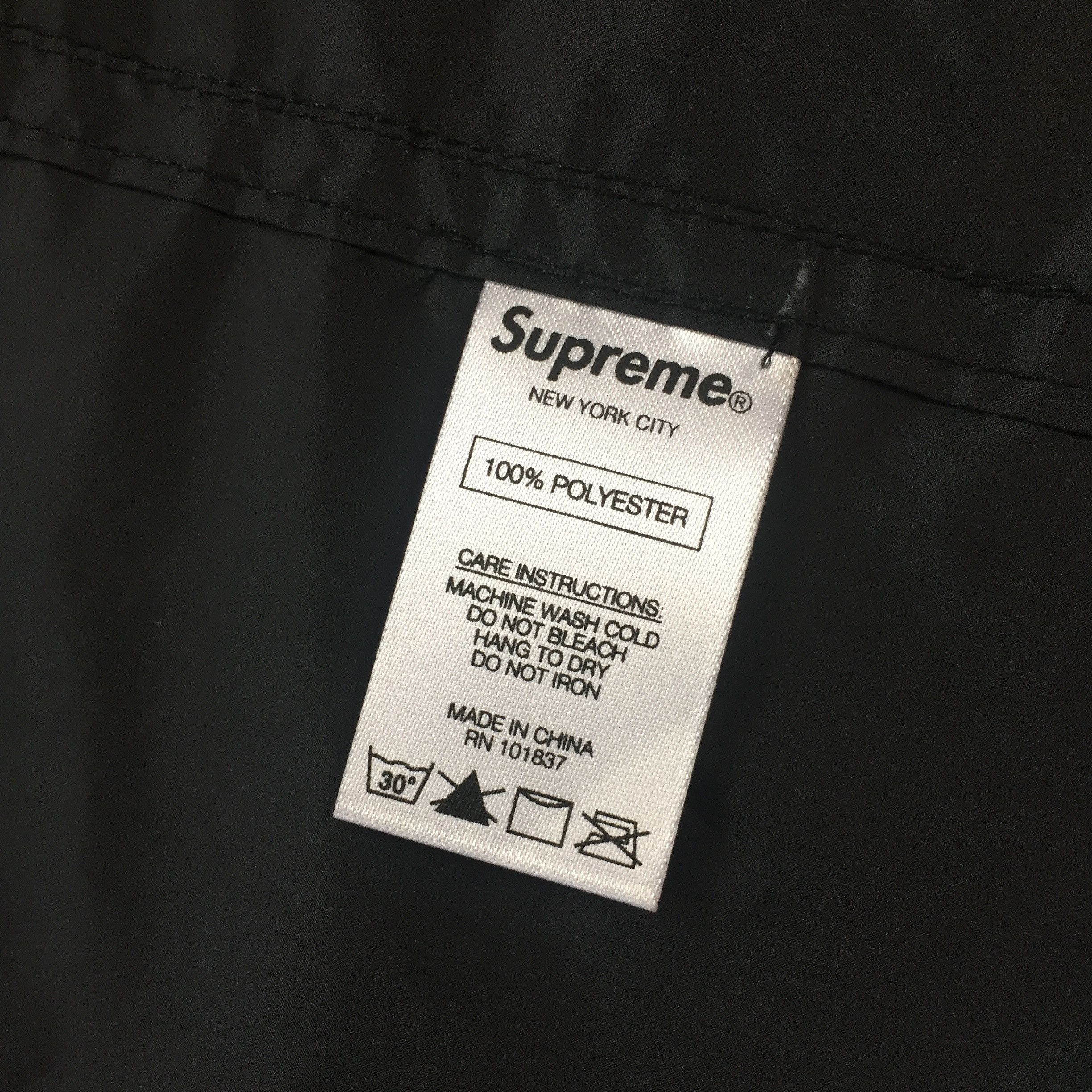 Comme des Garcons Supreme CDG SHIRT Logo Black Fishtail Parka SS17 DS Size US M / EU 48-50 / 2 - 8 Thumbnail