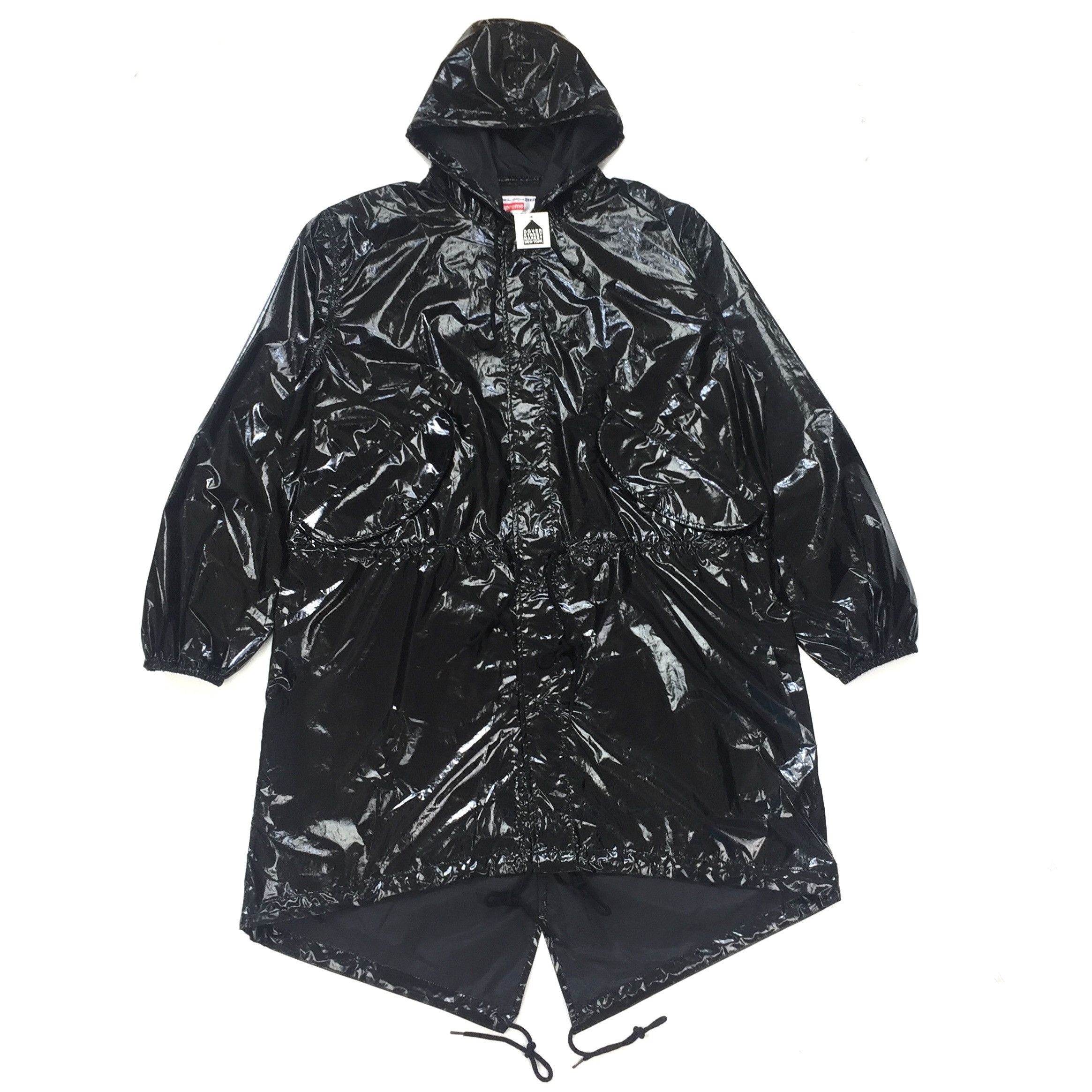 Comme des Garcons Supreme CDG SHIRT Logo Black Fishtail Parka SS17 DS Size US M / EU 48-50 / 2 - 2 Thumbnail