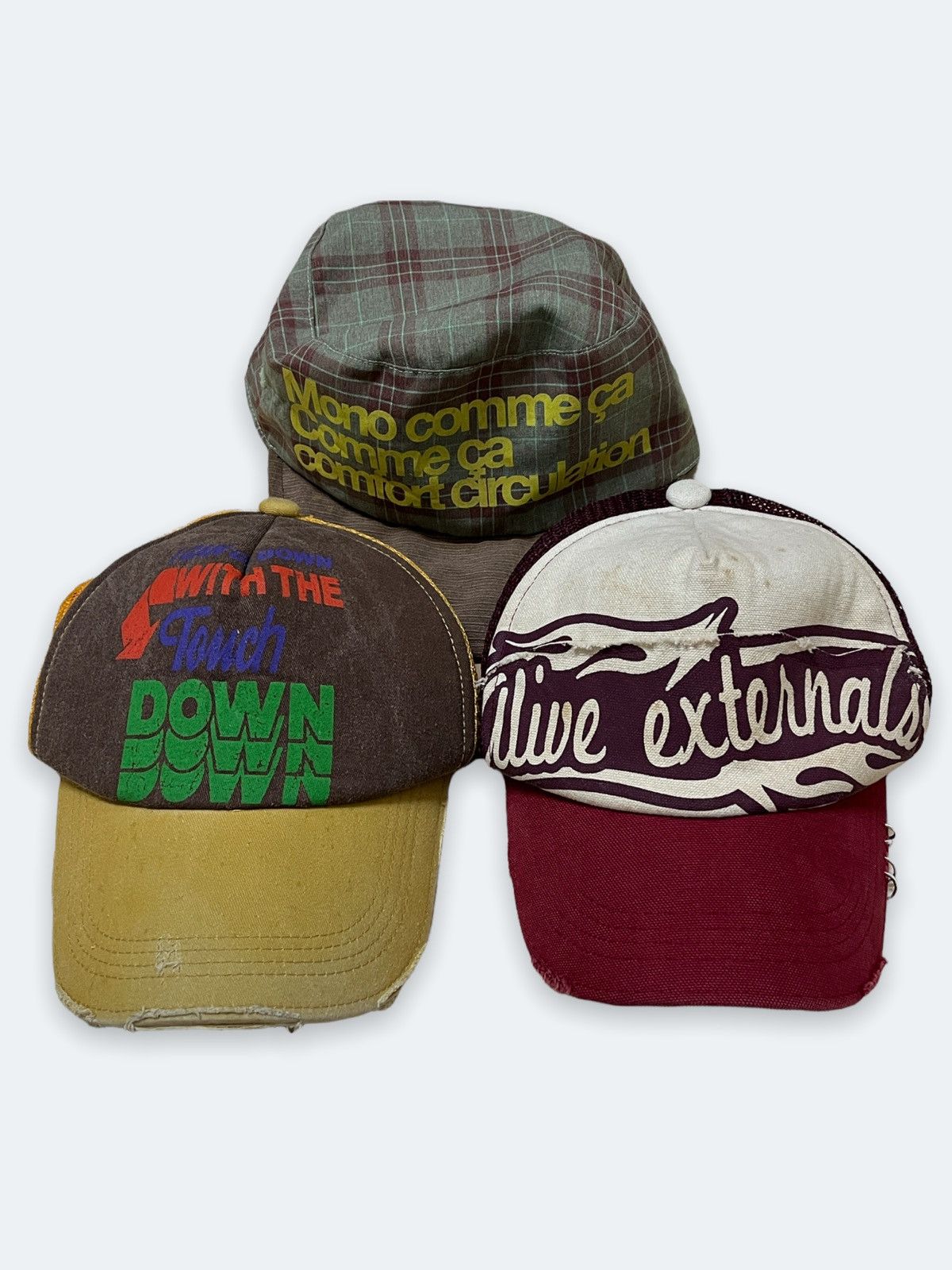 Pre-owned Vintage Special Three Hat Combo In Multicolor
