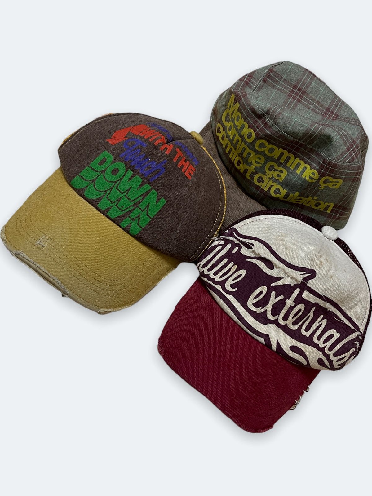 Designer × Japanese Brand × Vintage SPECIAL THREE HAT COMBO Size ONE SIZE - 2 Thumbnail