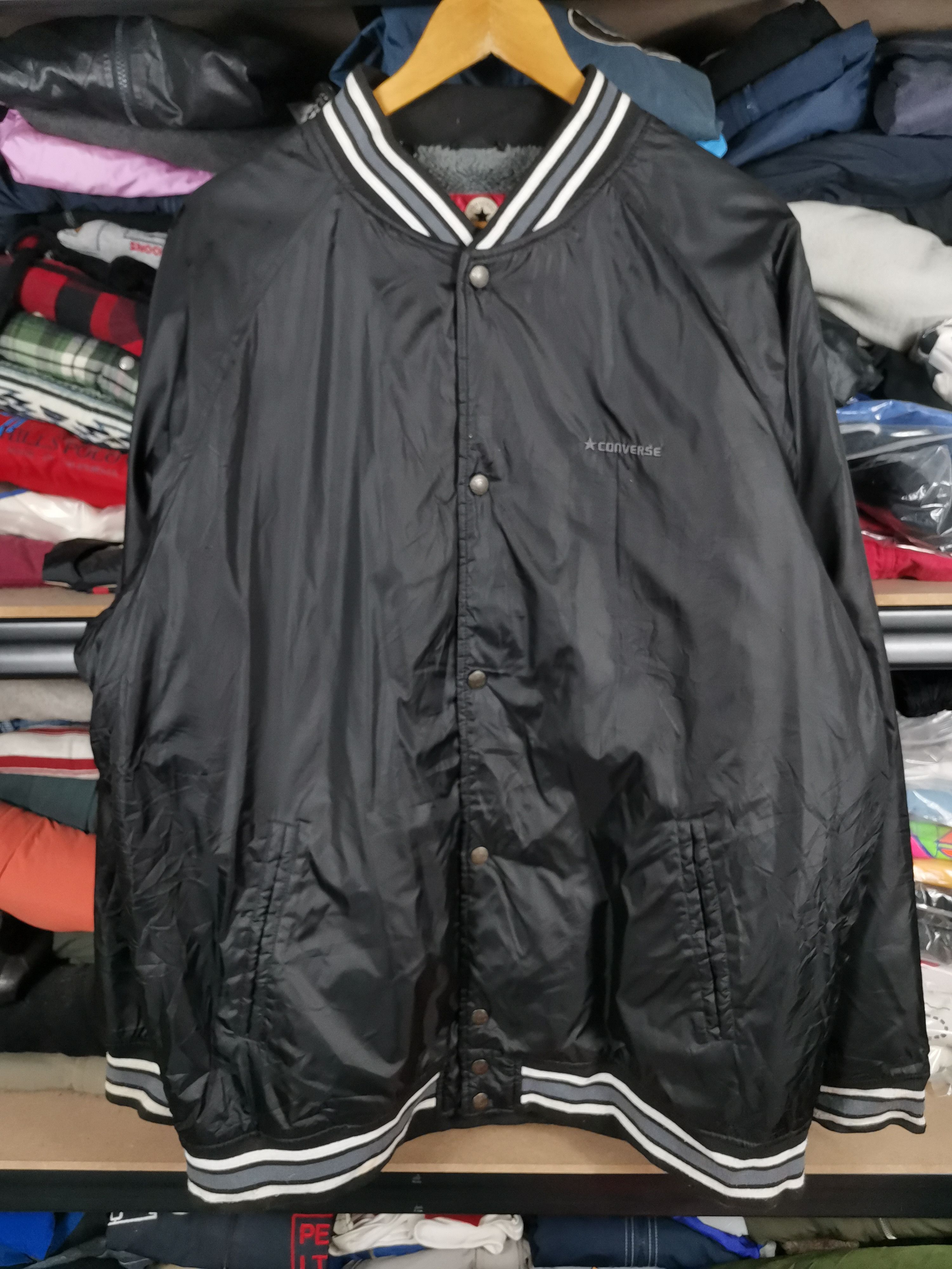 Converse Vintage Converse Linning Sherpa Varsity Jacket Size US XXL / EU 58 / 5 - 1 Thumbnail