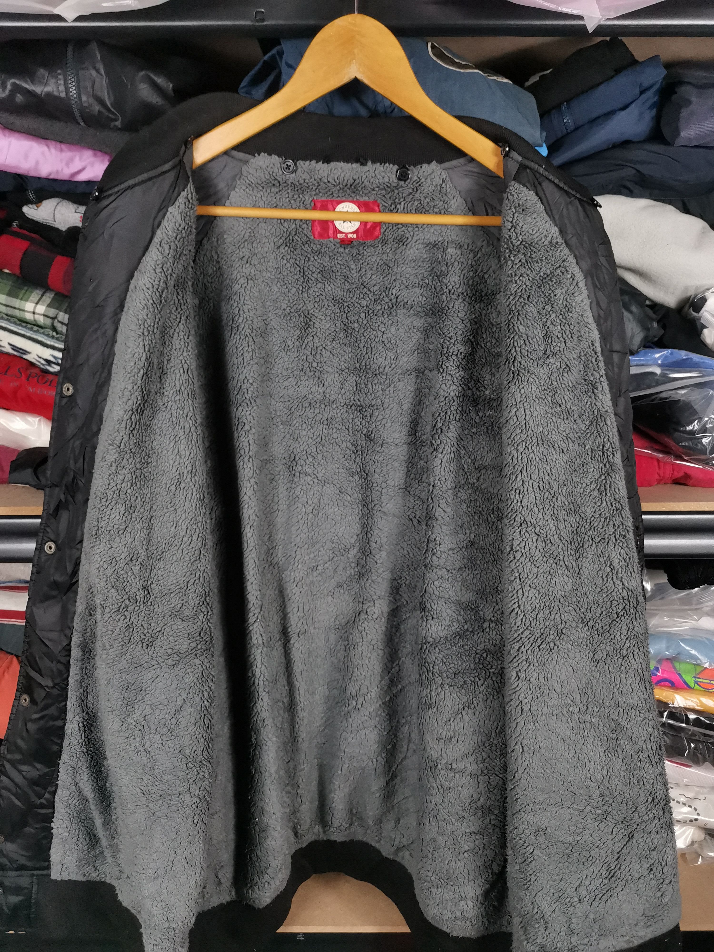 Converse Vintage Converse Linning Sherpa Varsity Jacket Size US XXL / EU 58 / 5 - 4 Thumbnail