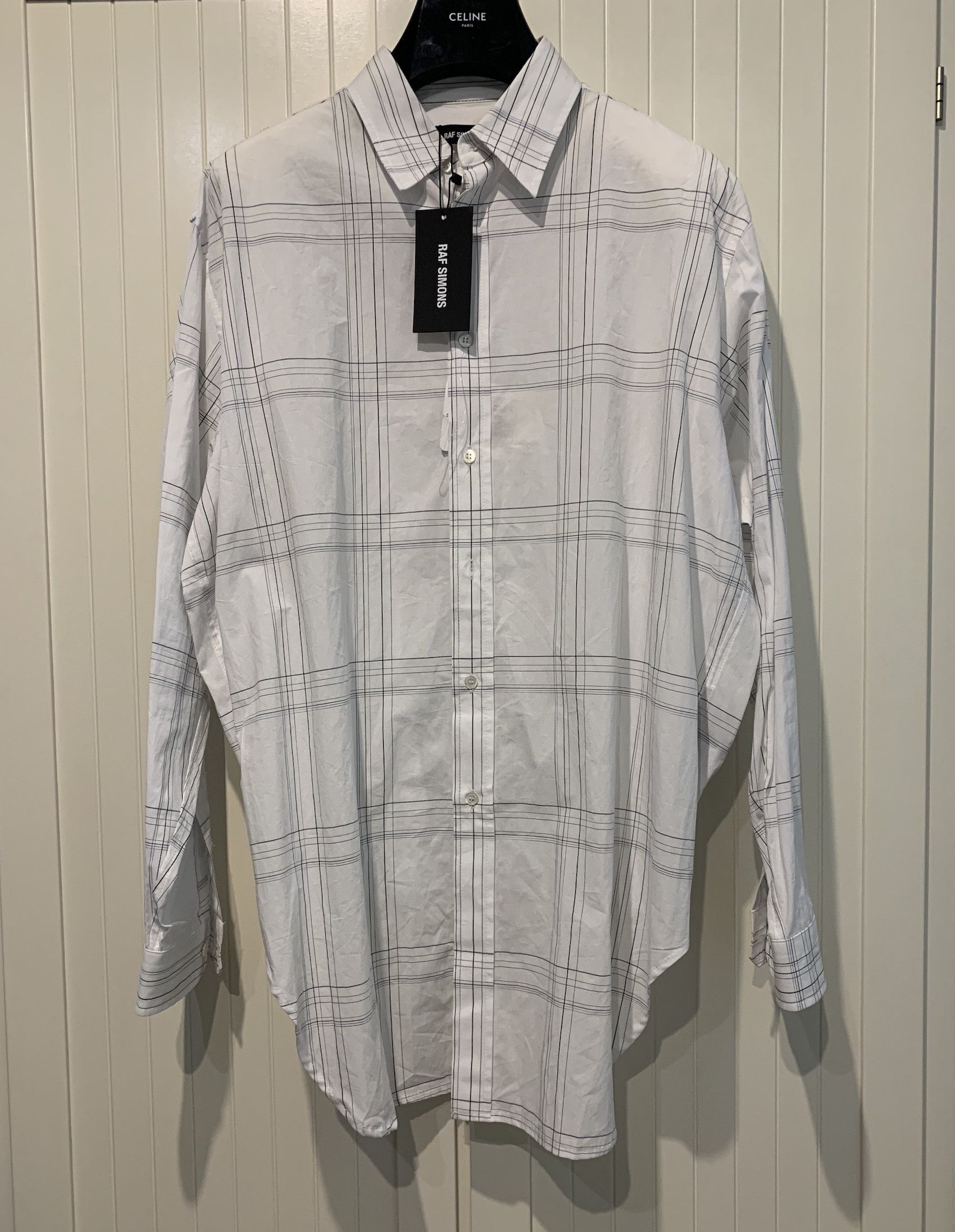 Raf Simons SS'18 Shirt Oversized Elastic on Back Size US M / EU 48-50 / 2 - 1 Thumbnail