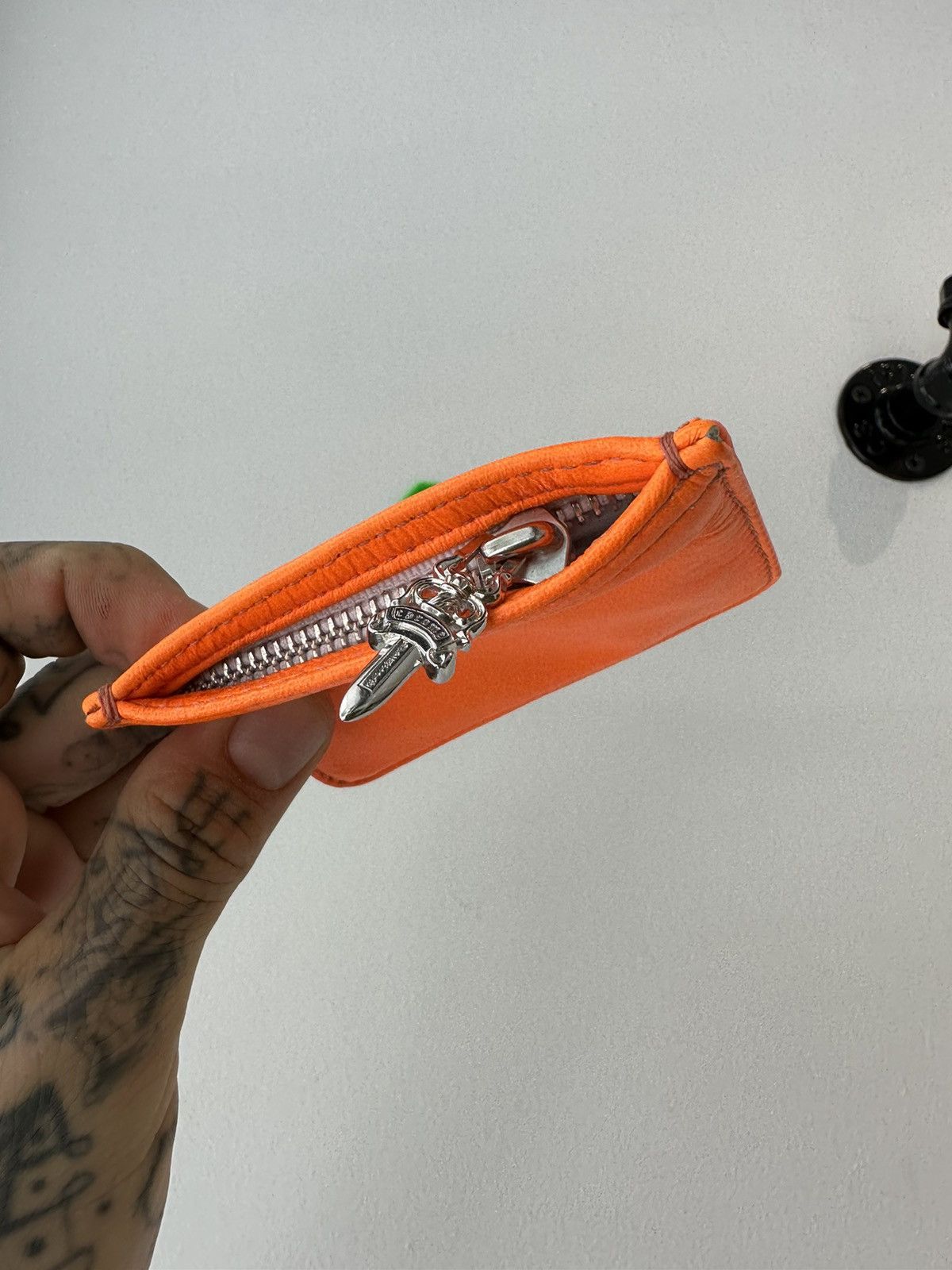 Chrome Hearts Chrome Hearts NEW Coin / Money / Drugs WALLET NEON ORANGE Size ONE SIZE - 7 Thumbnail