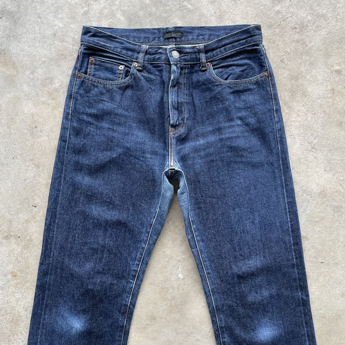 Japanese Brand SELVEDGE🔥 Vintage Japanese Jeans W29x29 Japanese Denim Pants Size US 29 - 3 Thumbnail