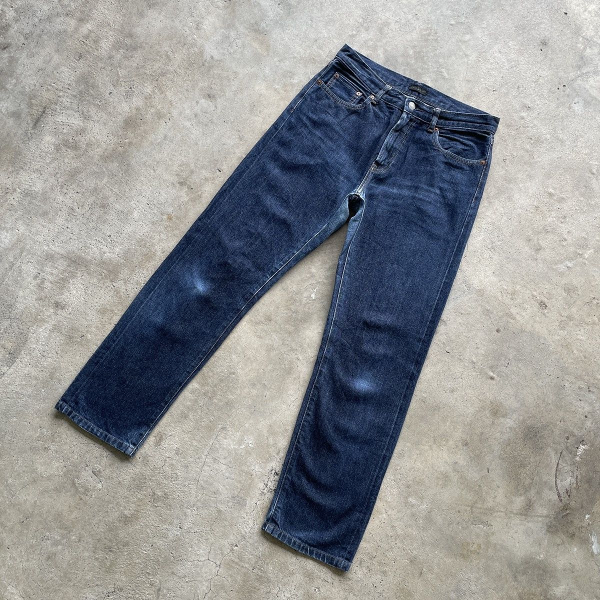 Japanese Brand SELVEDGE🔥 Vintage Japanese Jeans W29x29 Japanese Denim Pants Size US 29 - 2 Thumbnail