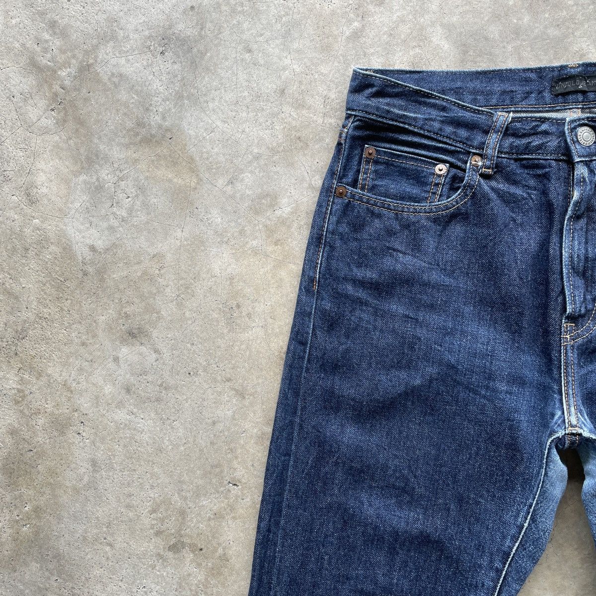 Japanese Brand SELVEDGE🔥 Vintage Japanese Jeans W29x29 Japanese Denim Pants Size US 29 - 5 Thumbnail