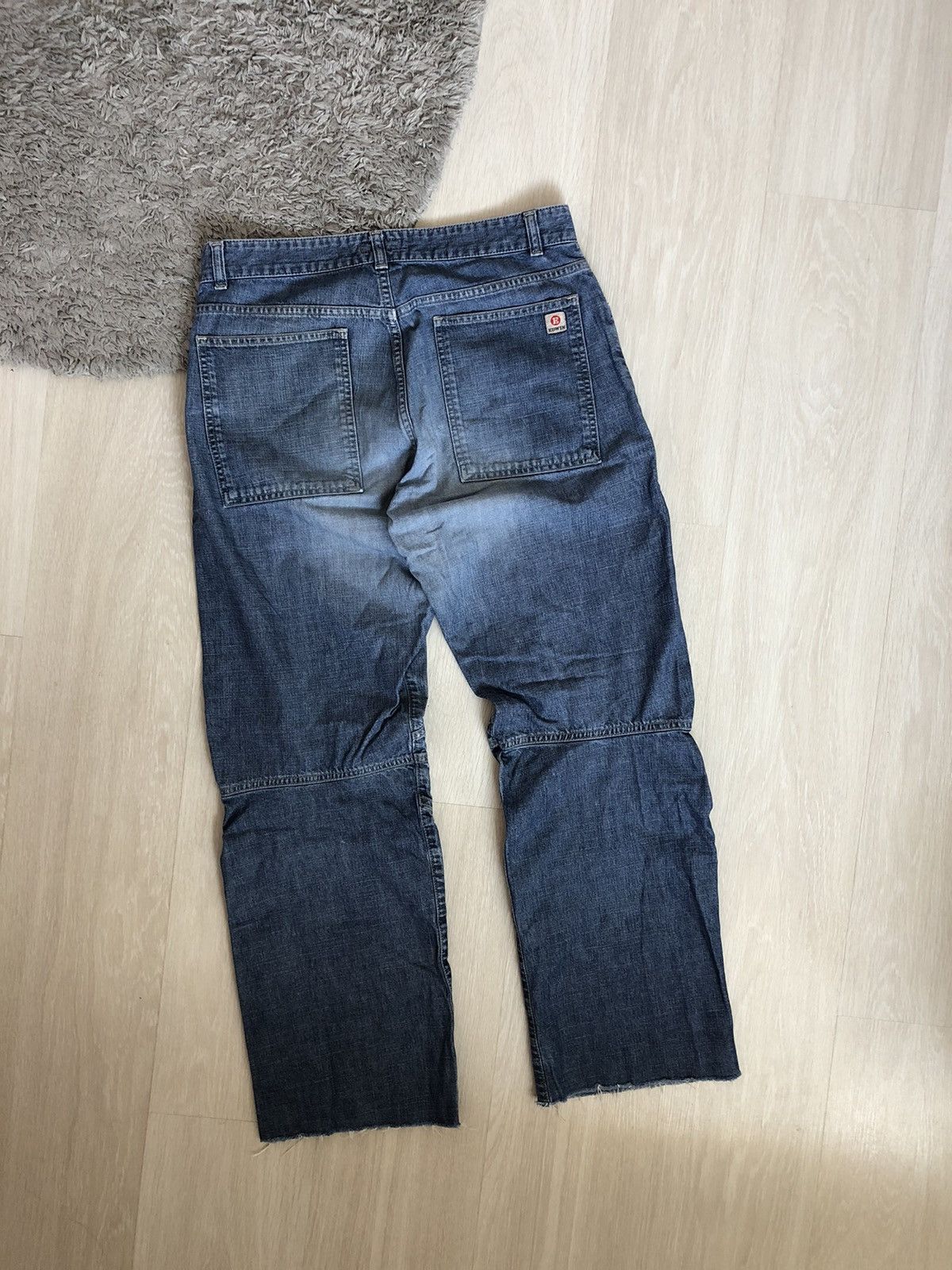 Edwin × Japanese Brand × Vintage Vintage Edwin Knee Pant Japanese Distressed Denim Jeans Size US 32 / EU 48 - 6 Thumbnail
