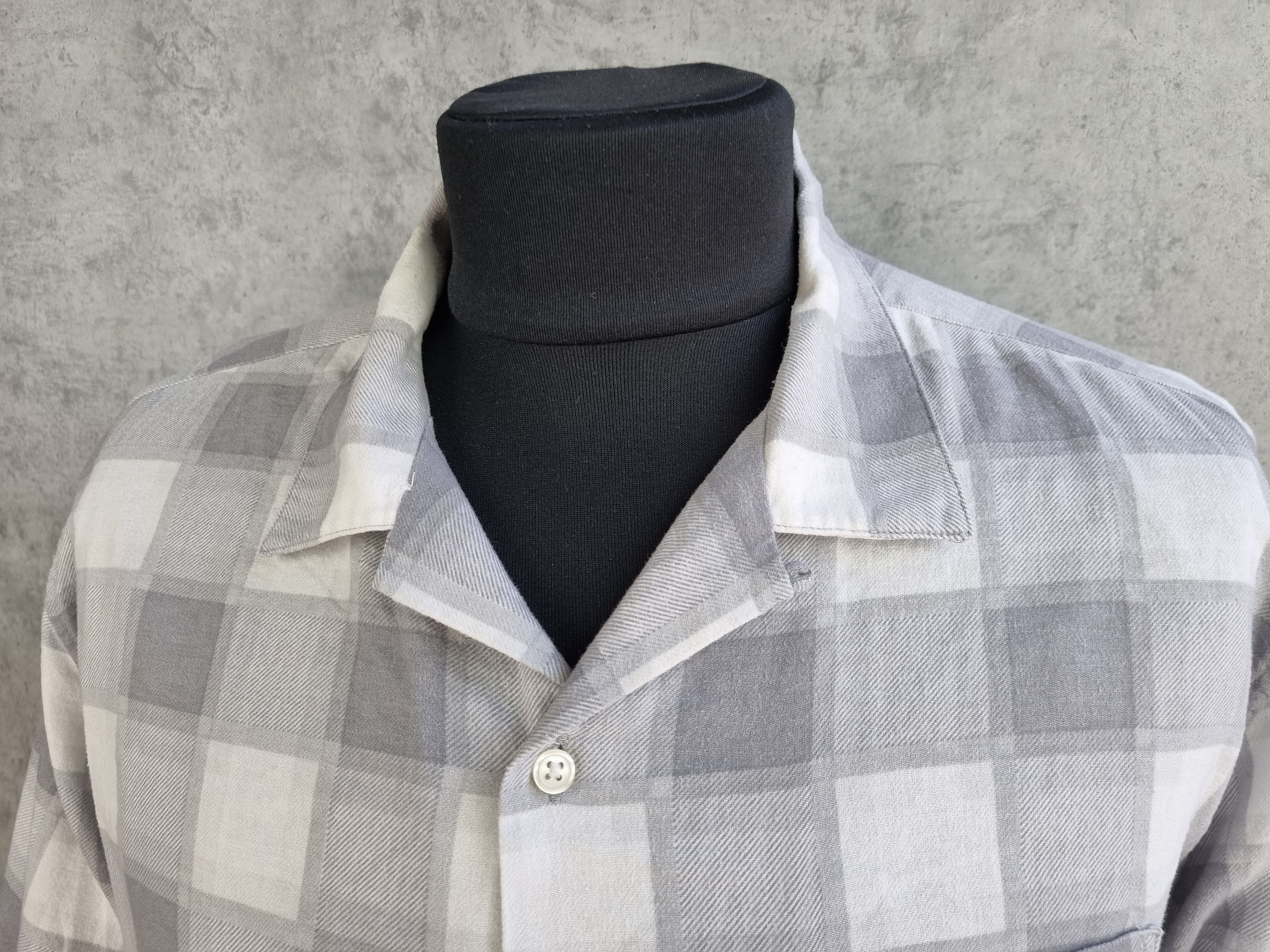 Flannel × Supreme Supreme Plaid Gray Plaid Soft Shirt Size US XL / EU 56 / 4 - 12 Thumbnail