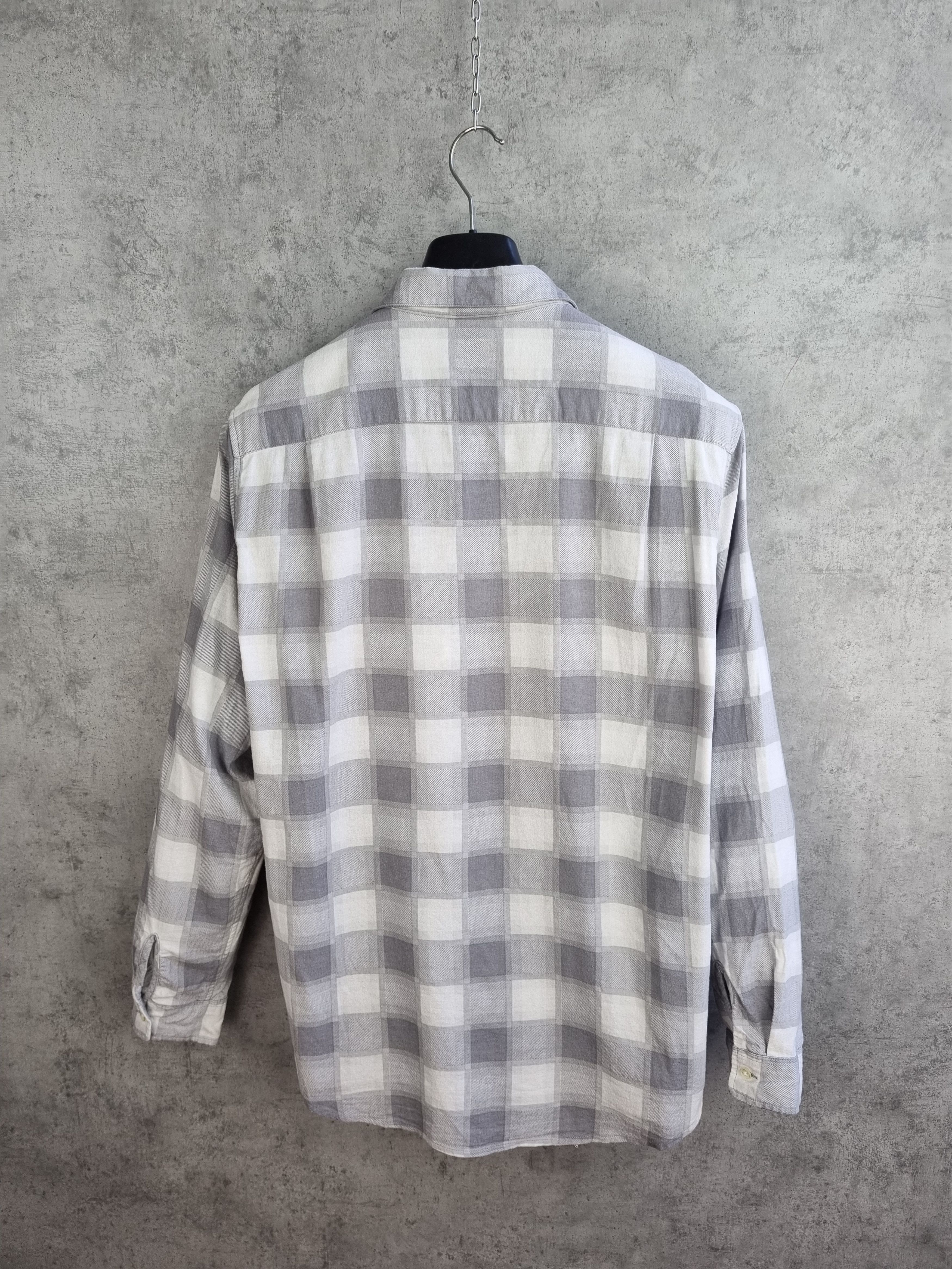 Flannel × Supreme Supreme Plaid Gray Plaid Soft Shirt Size US XL / EU 56 / 4 - 3 Thumbnail