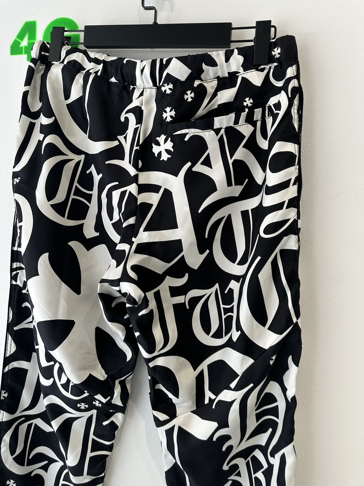 Chrome Hearts Chrome Hearts 100% SILK Fuck You PANTS Large Size US 33 - 9 Thumbnail