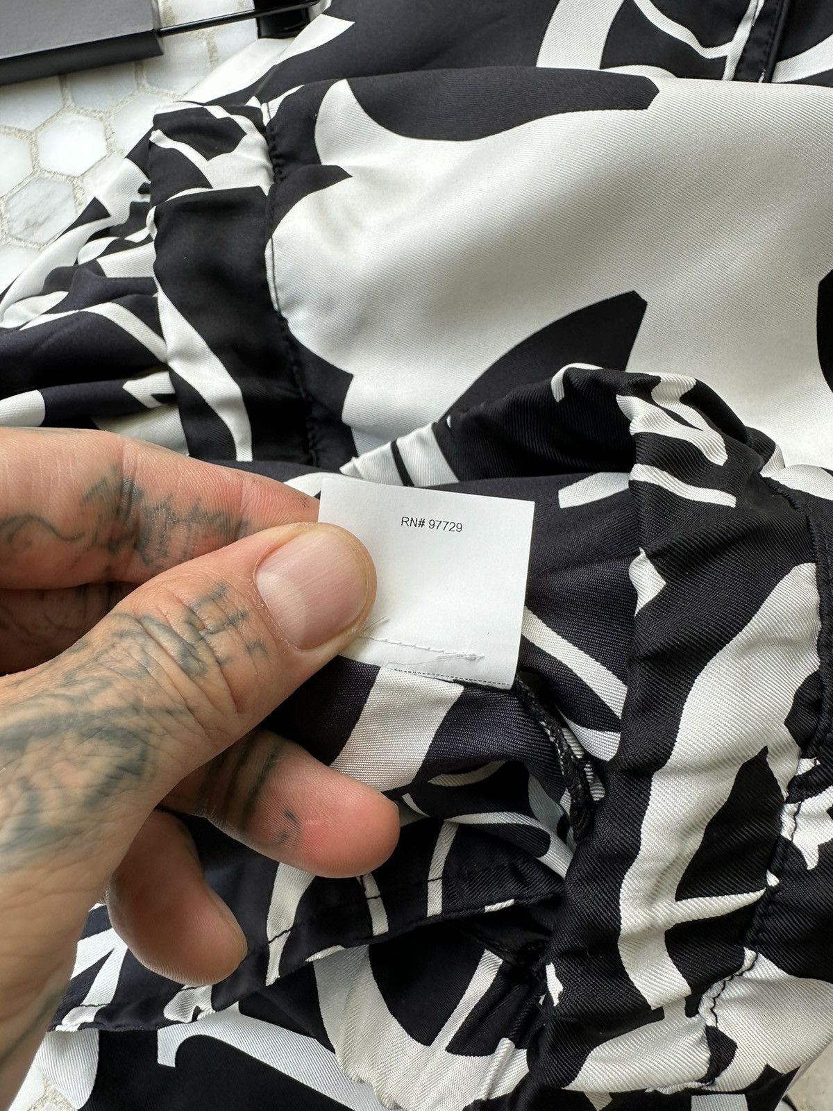 Chrome Hearts Chrome Hearts 100% SILK Fuck You PANTS Large Size US 33 - 13 Thumbnail