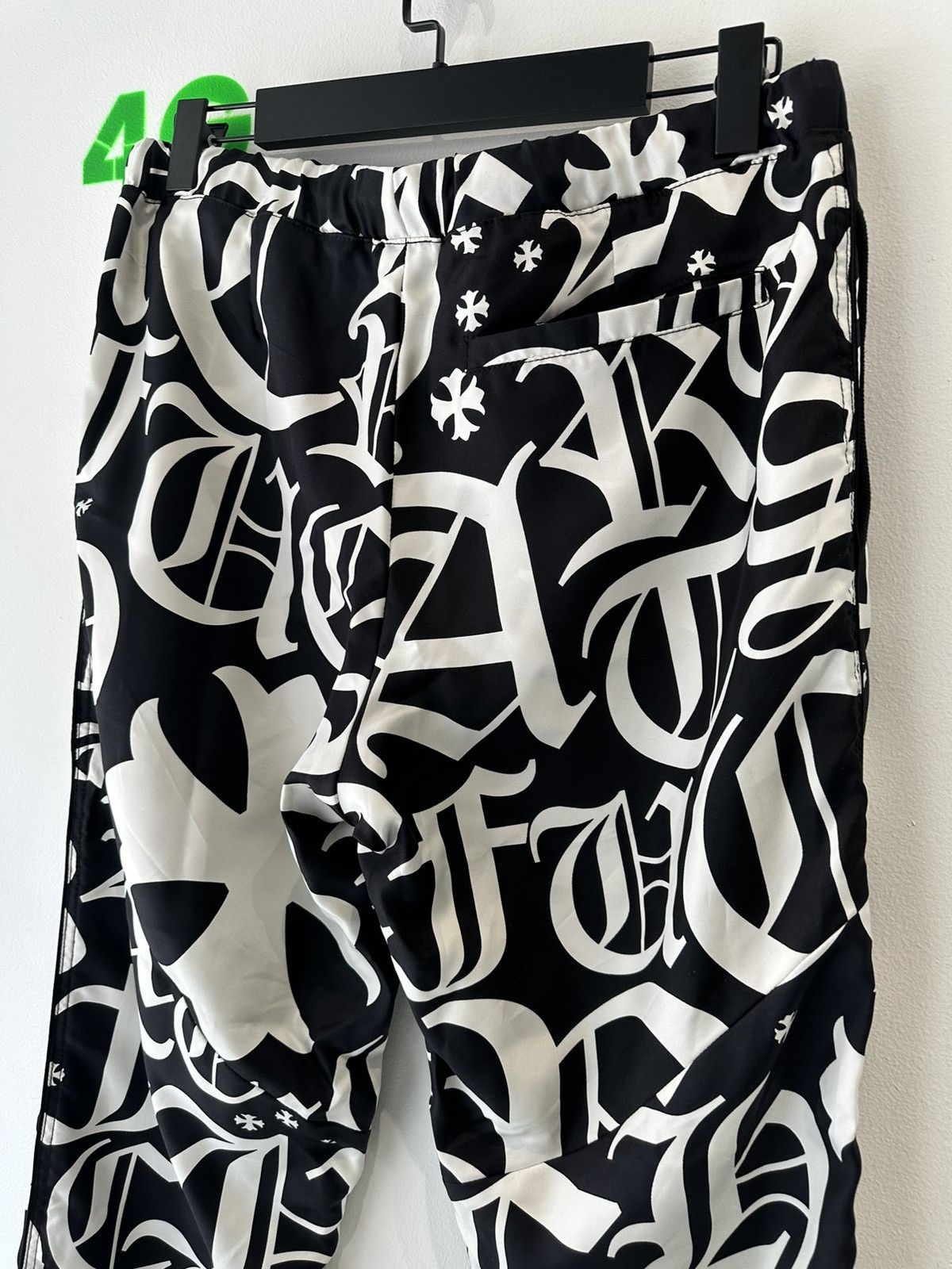 Chrome Hearts Chrome Hearts 100% SILK Fuck You PANTS Large Size US 33 - 10 Thumbnail