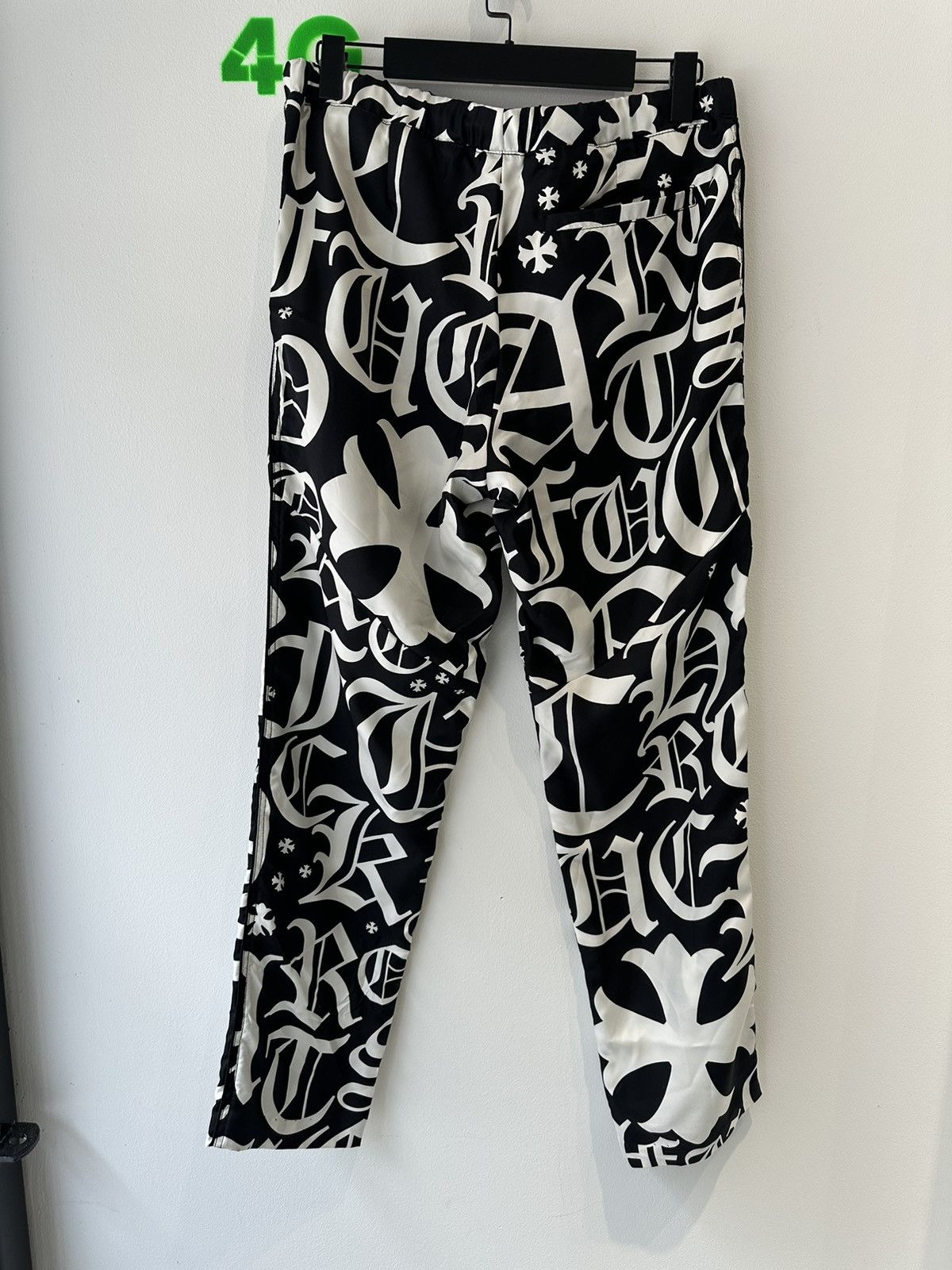 Chrome Hearts Chrome Hearts 100% SILK Fuck You PANTS Large Size US 33 - 7 Thumbnail