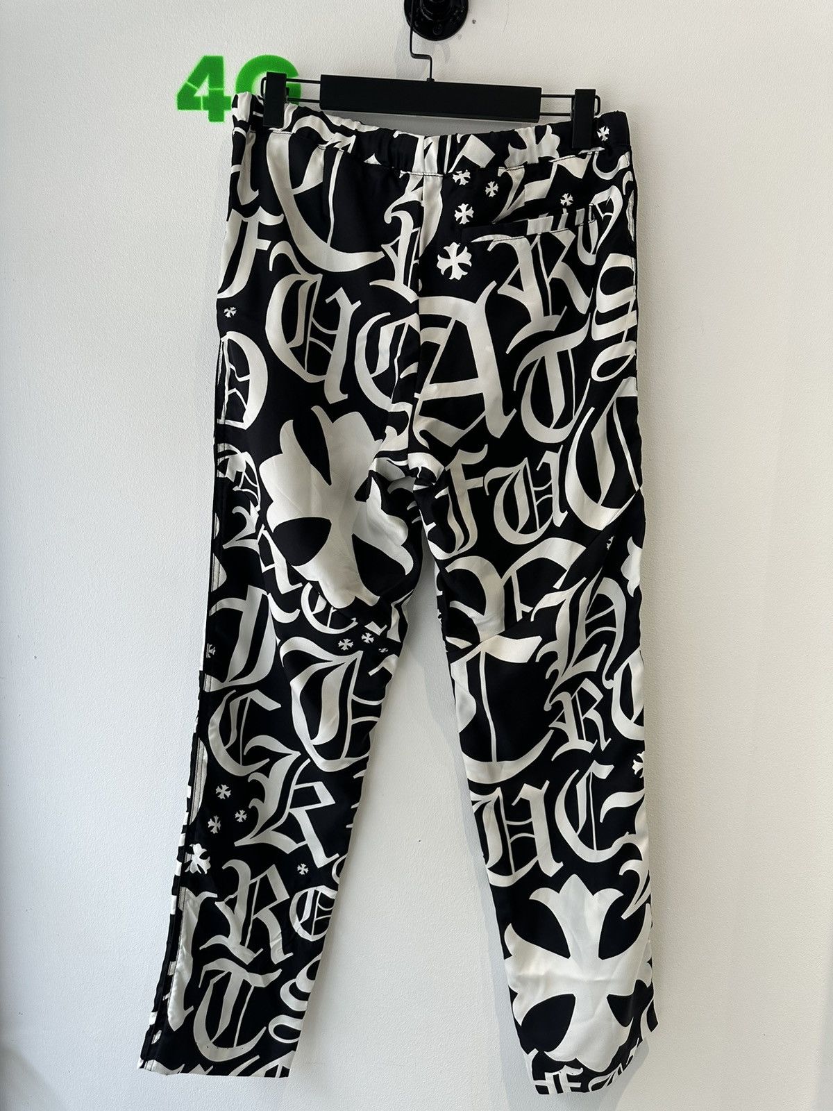 Chrome Hearts Chrome Hearts 100% SILK Fuck You PANTS Large Size US 33 - 8 Thumbnail