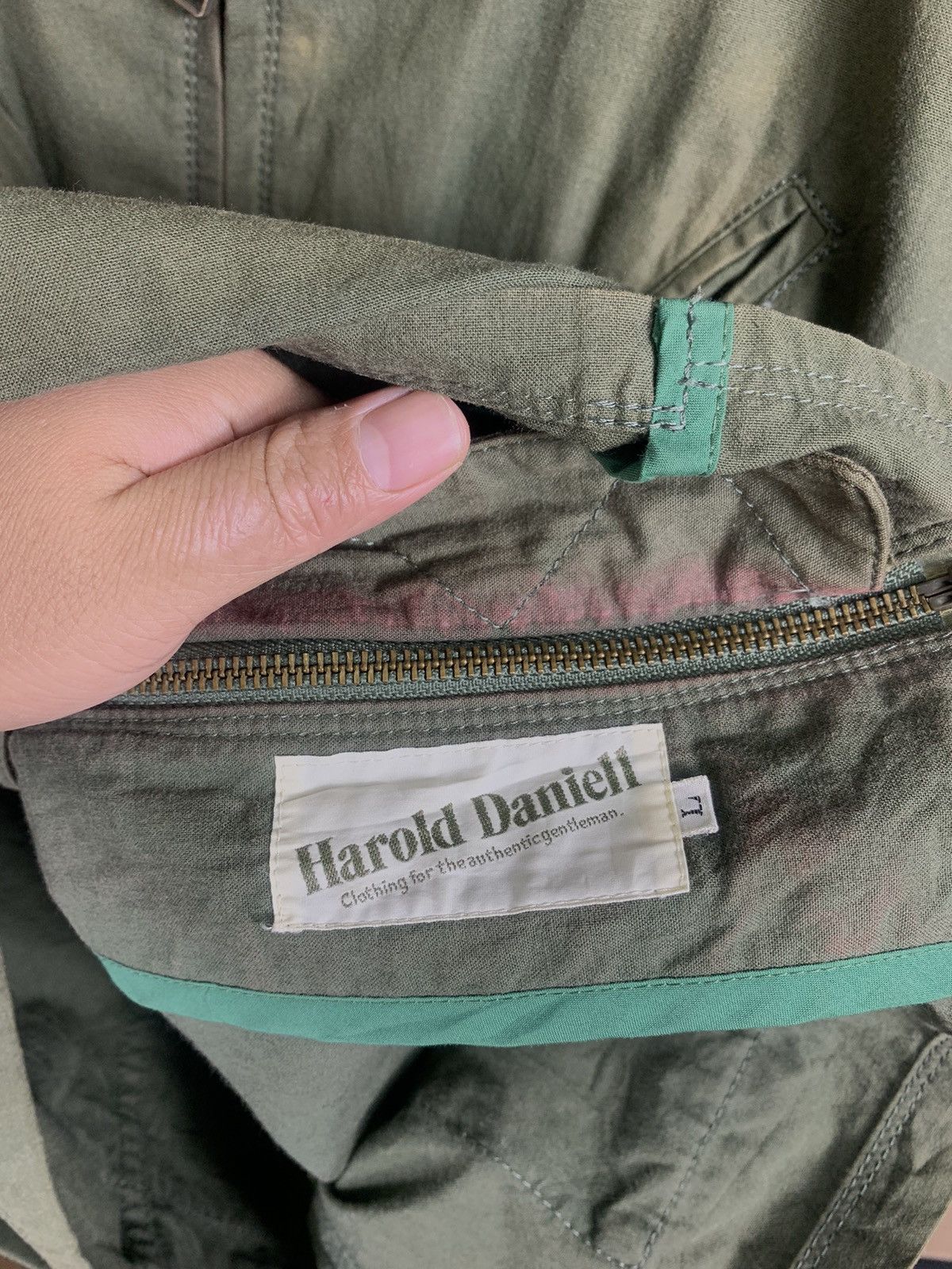 Japanese Brand Vintage Harold Daniell Military Style Jacket Sun Faded Size US L / EU 52-54 / 3 - 5 Thumbnail