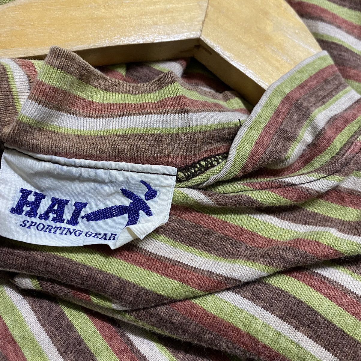 Hai Sporting Gear Vintage Hai Sporting Gear Striped Shirt Size US L / EU 52-54 / 3 - 12 Thumbnail