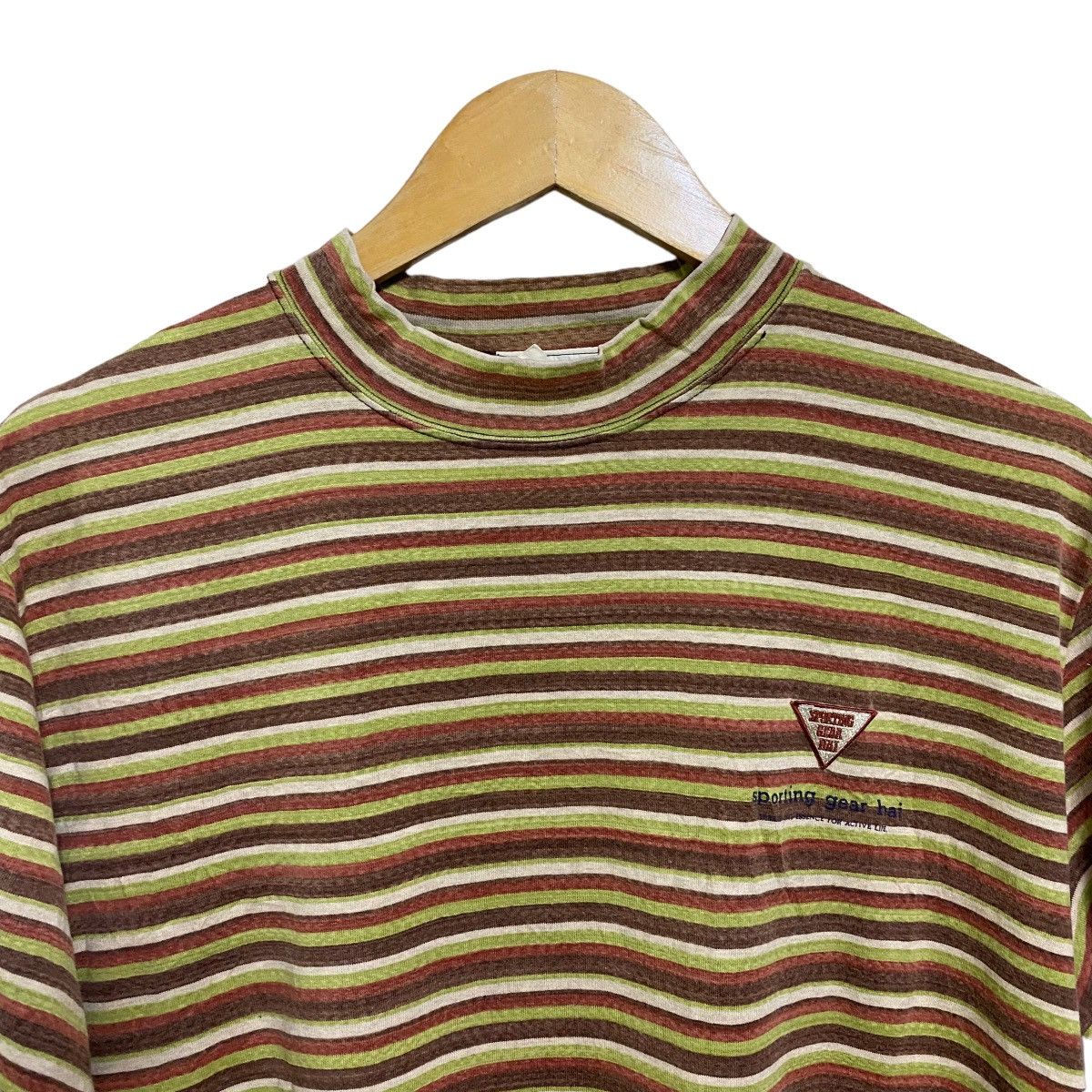 Hai Sporting Gear Vintage Hai Sporting Gear Striped Shirt Size US L / EU 52-54 / 3 - 3 Thumbnail