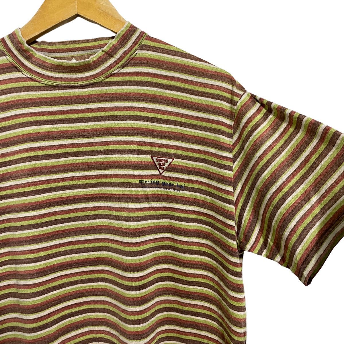 Hai Sporting Gear Vintage Hai Sporting Gear Striped Shirt Size US L / EU 52-54 / 3 - 4 Thumbnail
