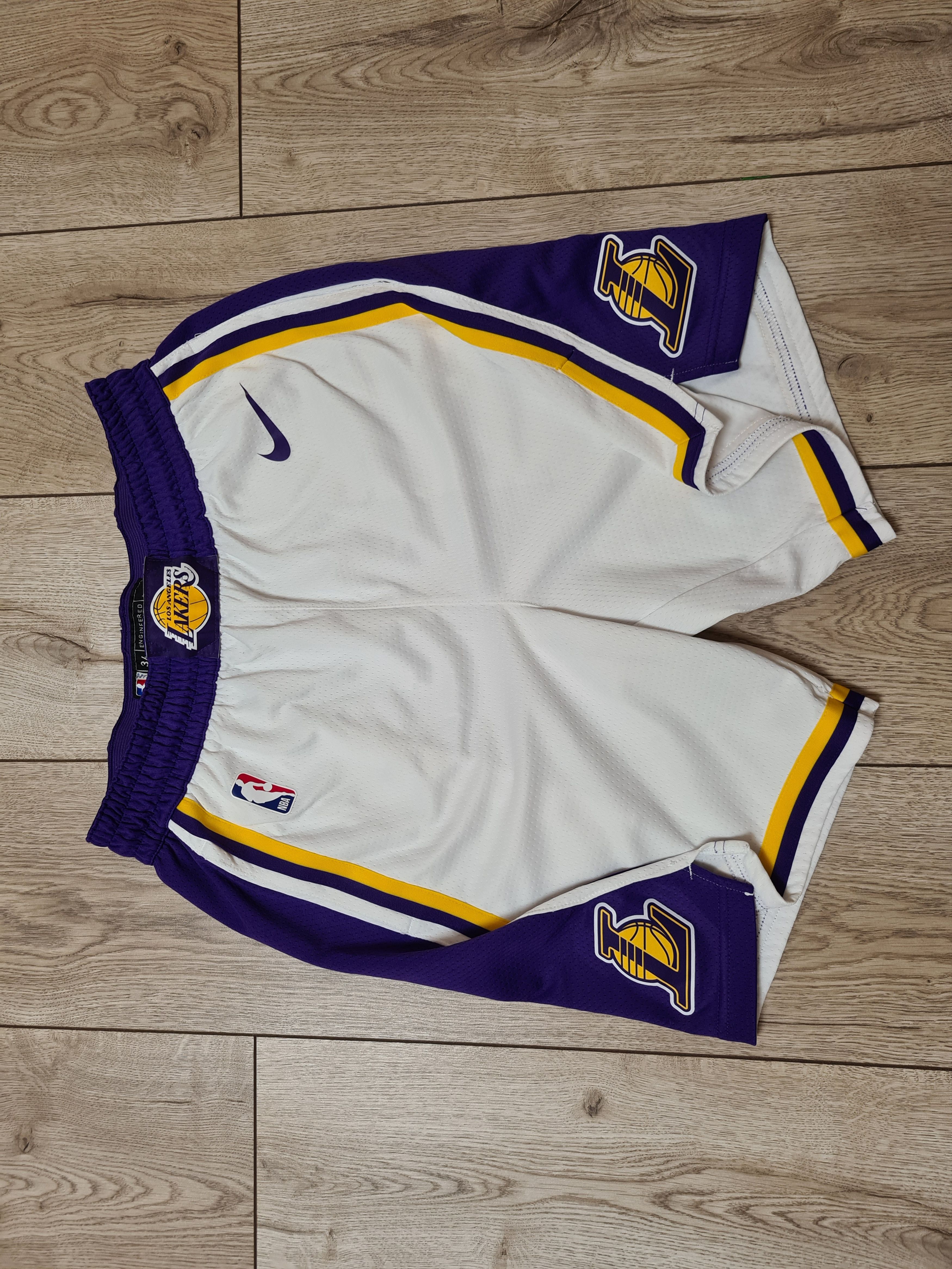 Nike NBA Authentic Los Angeles LA Lakers Swingman Shorts AJ5616