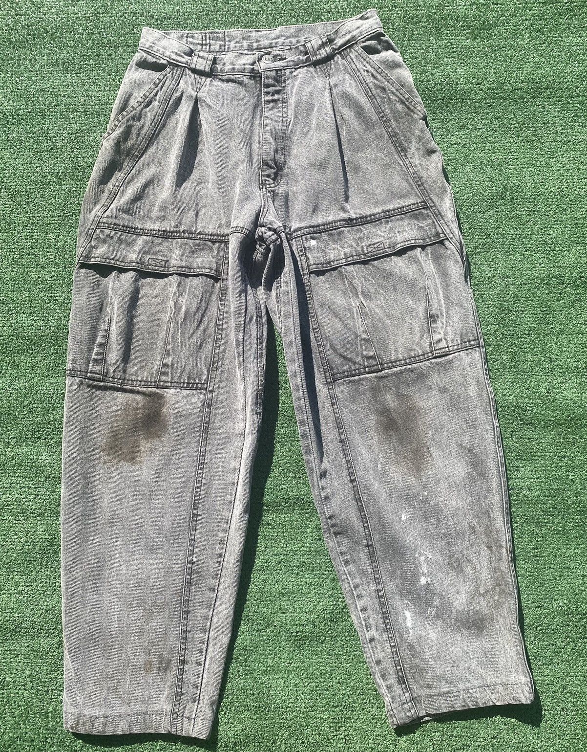 Lee Vintage 80's Lee Acid Wash High Waisted Distressed Jeans Size 27" / US 4 / IT 40 - 1 Thumbnail