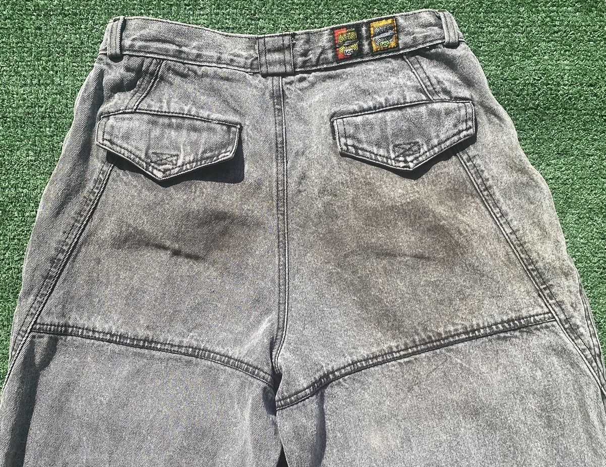 Lee Vintage 80's Lee Acid Wash High Waisted Distressed Jeans Size 27" / US 4 / IT 40 - 7 Thumbnail