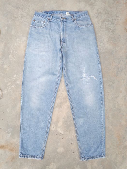 Vintage 90s Vintage Levi's Jeans 560 Loose Fit Distressed Denim | Grailed