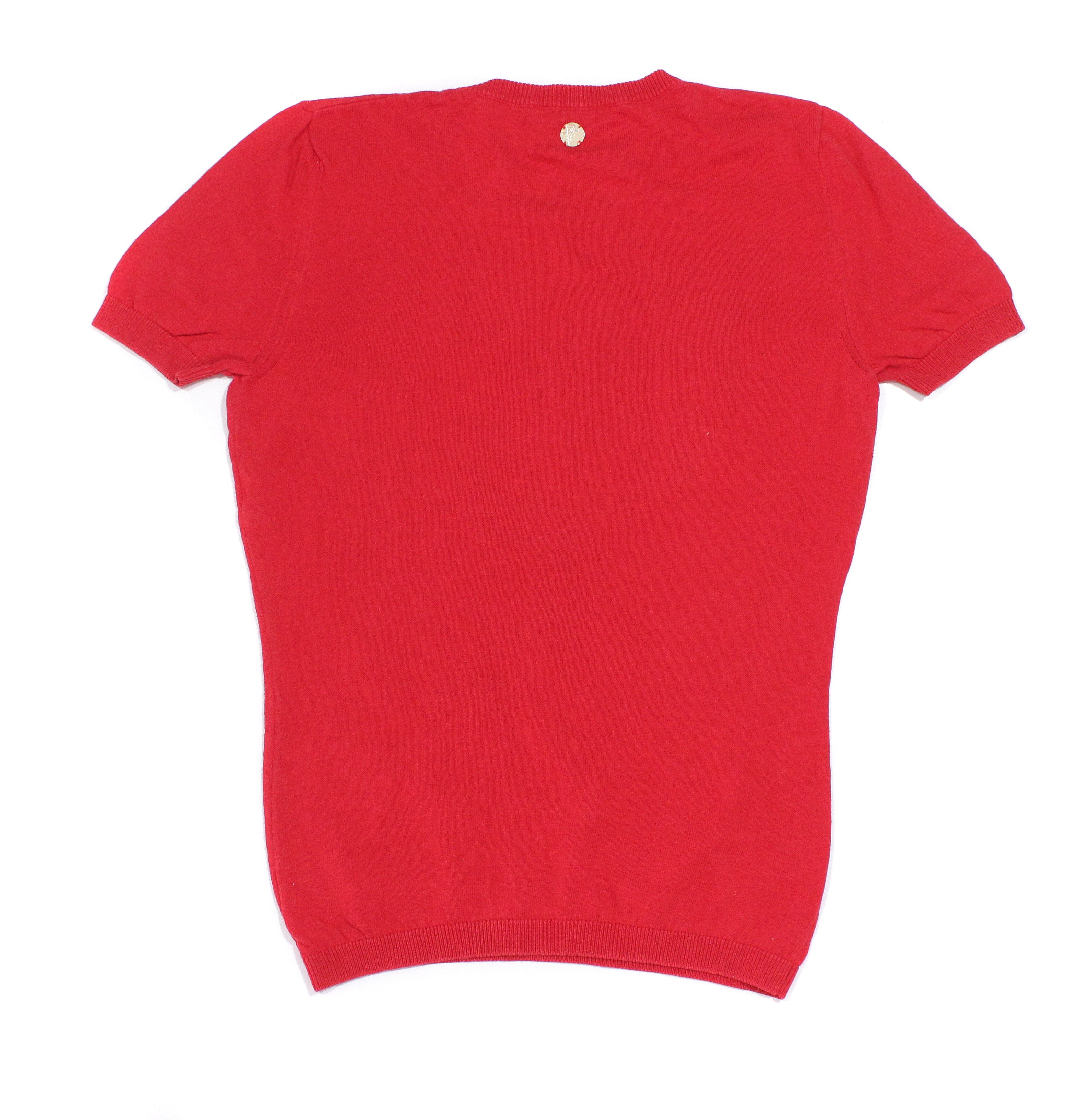 Versace Medusa Big Logo Knit Top Size XS / US 0-2 / IT 36-38 - 3 Thumbnail