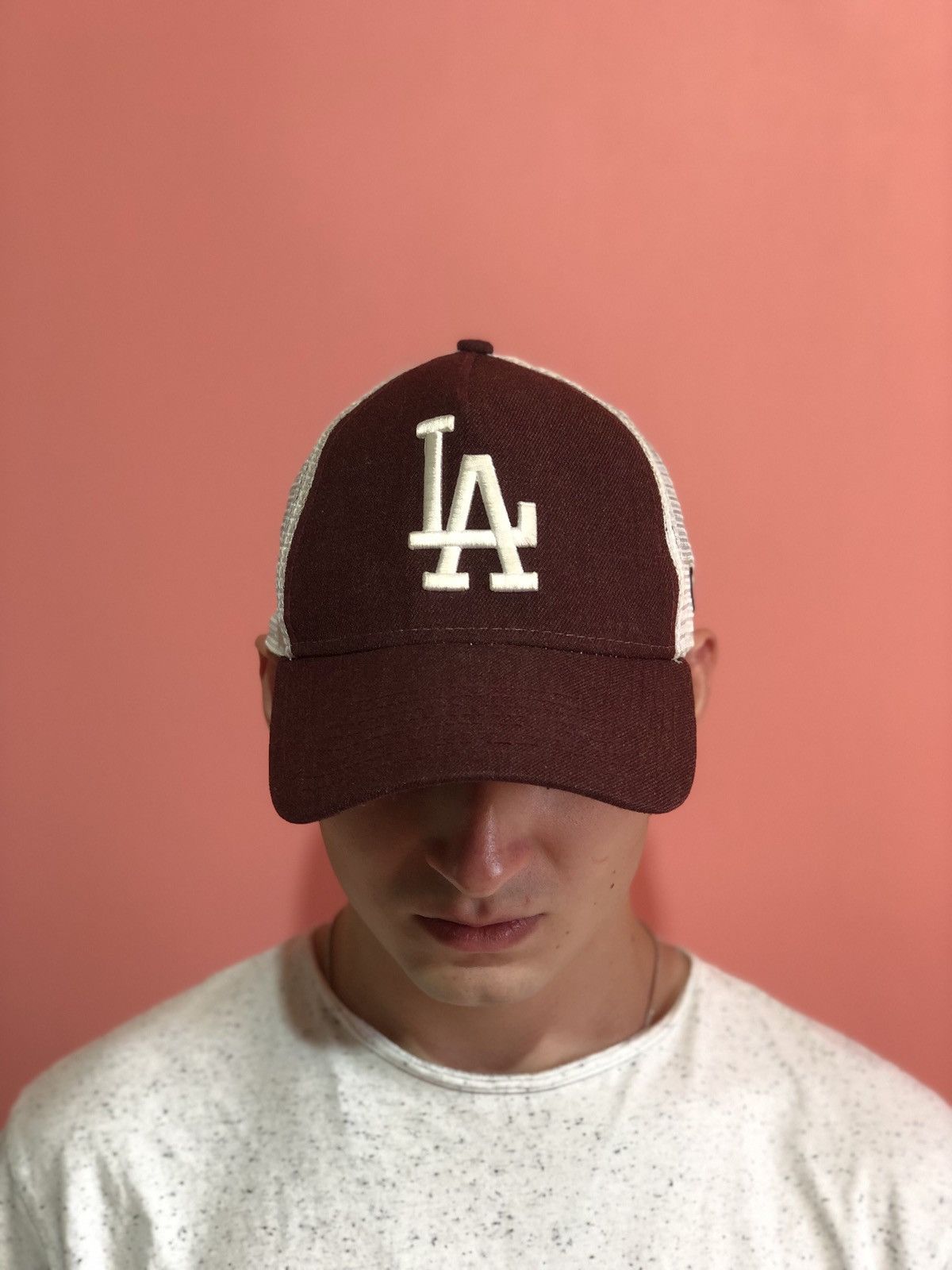 New Era La Los Angeles vintage tracker new era cap cherry Size ONE SIZE - 2 Thumbnail