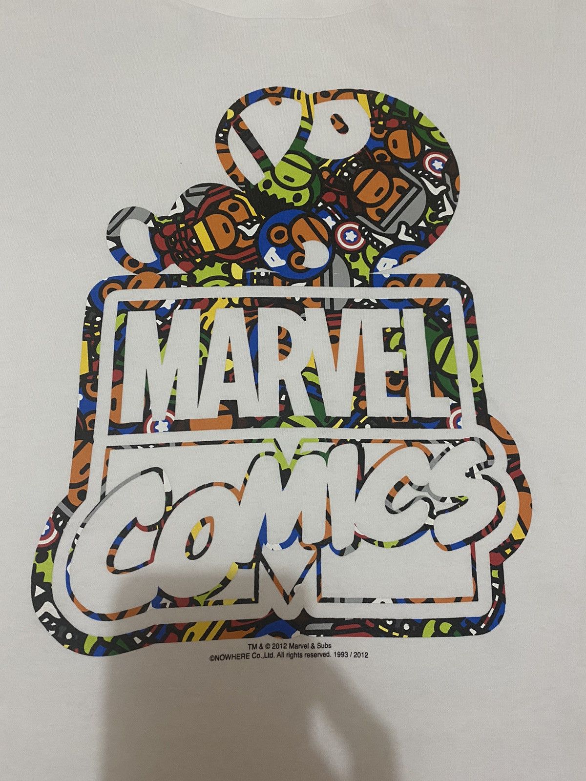 Bape Bape x Marvel Comics Milo Tee Size US XL / EU 56 / 4 - 2 Thumbnail