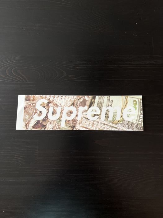 Supreme Supreme Bling Money Box Logo Sticker SS20 | Grailed