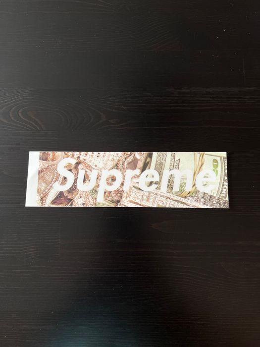 Supreme Supreme Bling Money Box Logo Sticker SS20 | Grailed