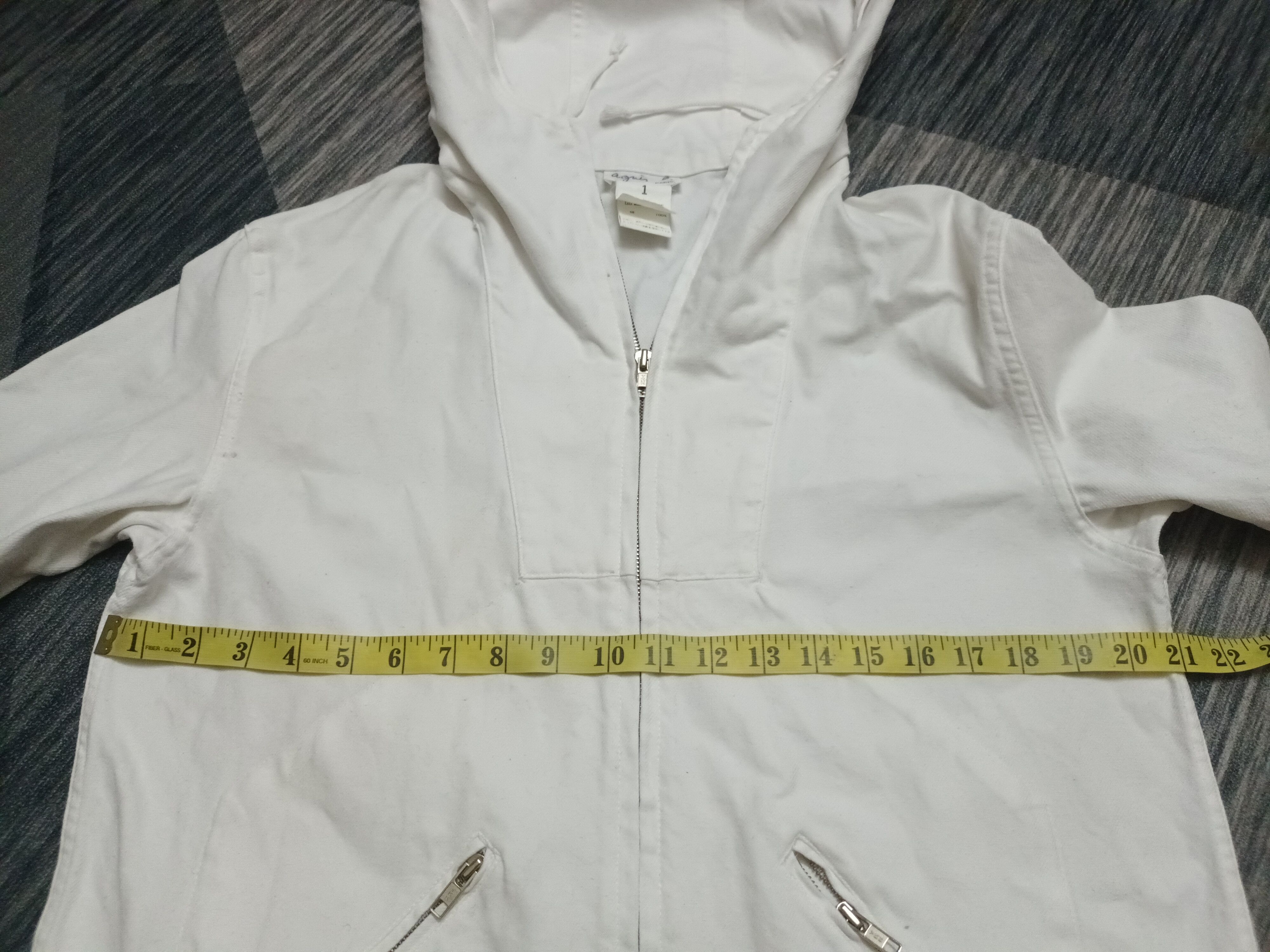 agnes b. 🔥 AGNES B. MADE IN FRANCE HOODIE ZIPPER JACKET 🔥 Size US L / EU 52-54 / 3 - 14 Thumbnail