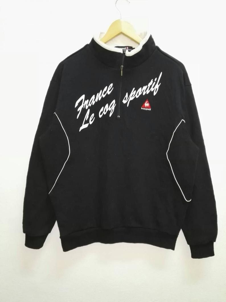 Le Coq Sportif Rare Le Coq Sportif sweatshirt Small Logo embroidered Size US L / EU 52-54 / 3 - 1 Thumbnail